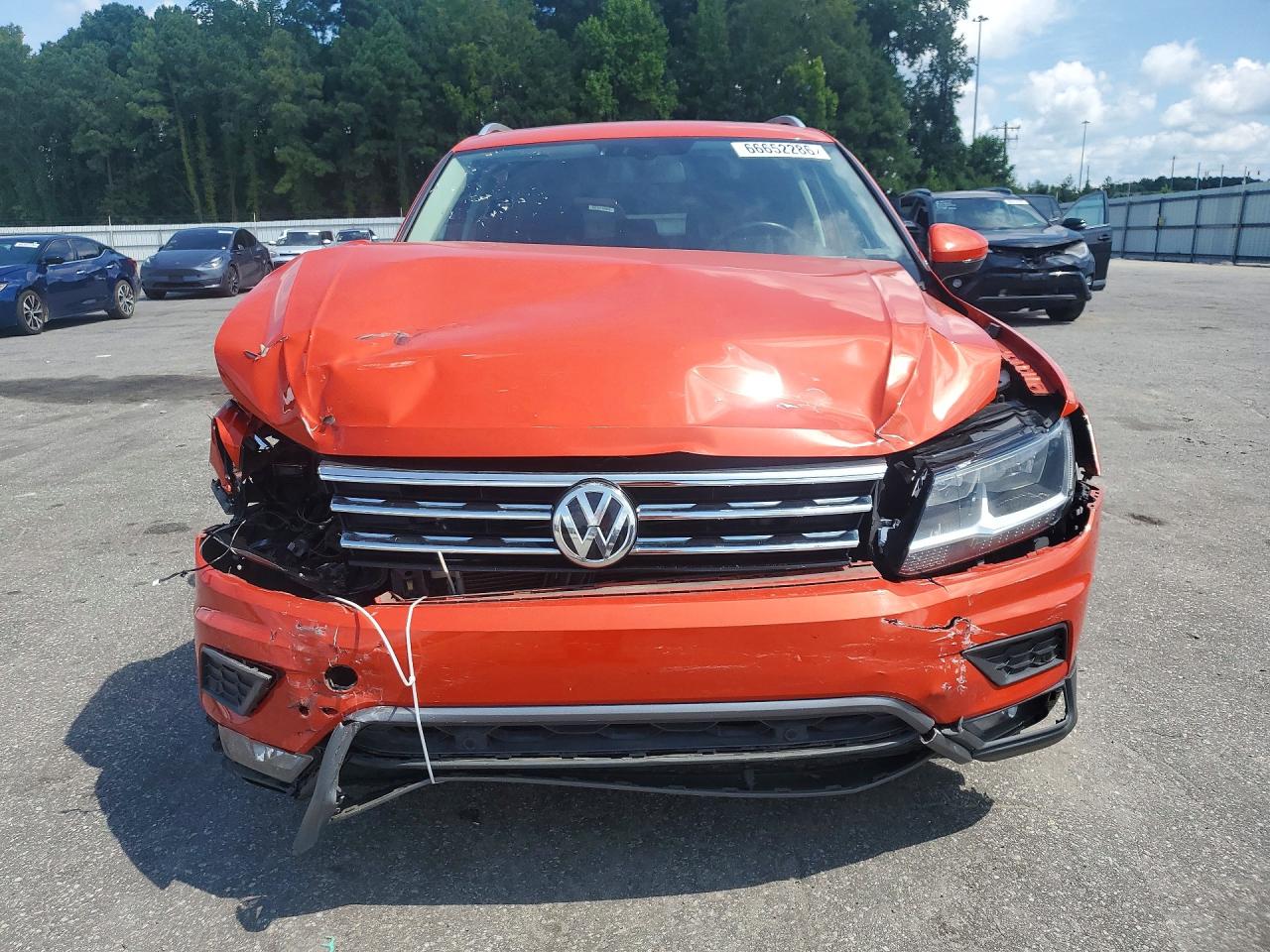2019 Volkswagen Tiguan Se Orange vin: 3VV3B7AX2KM134473