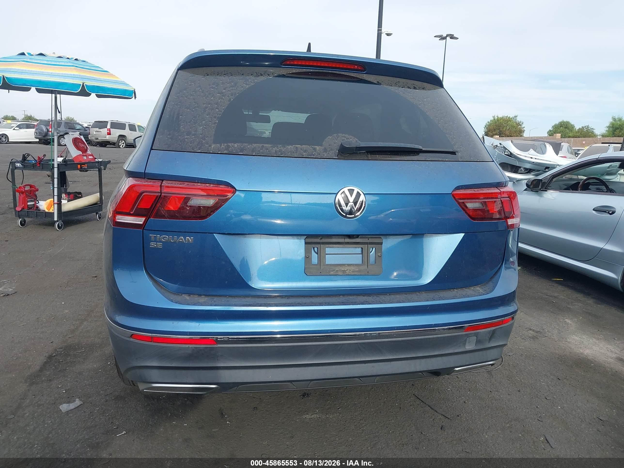 2020 Volkswagen Tiguan 2.0t Se/2.0t Se R-line Black/2.0t Sel Blue vin: 3VV3B7AX2LM119182