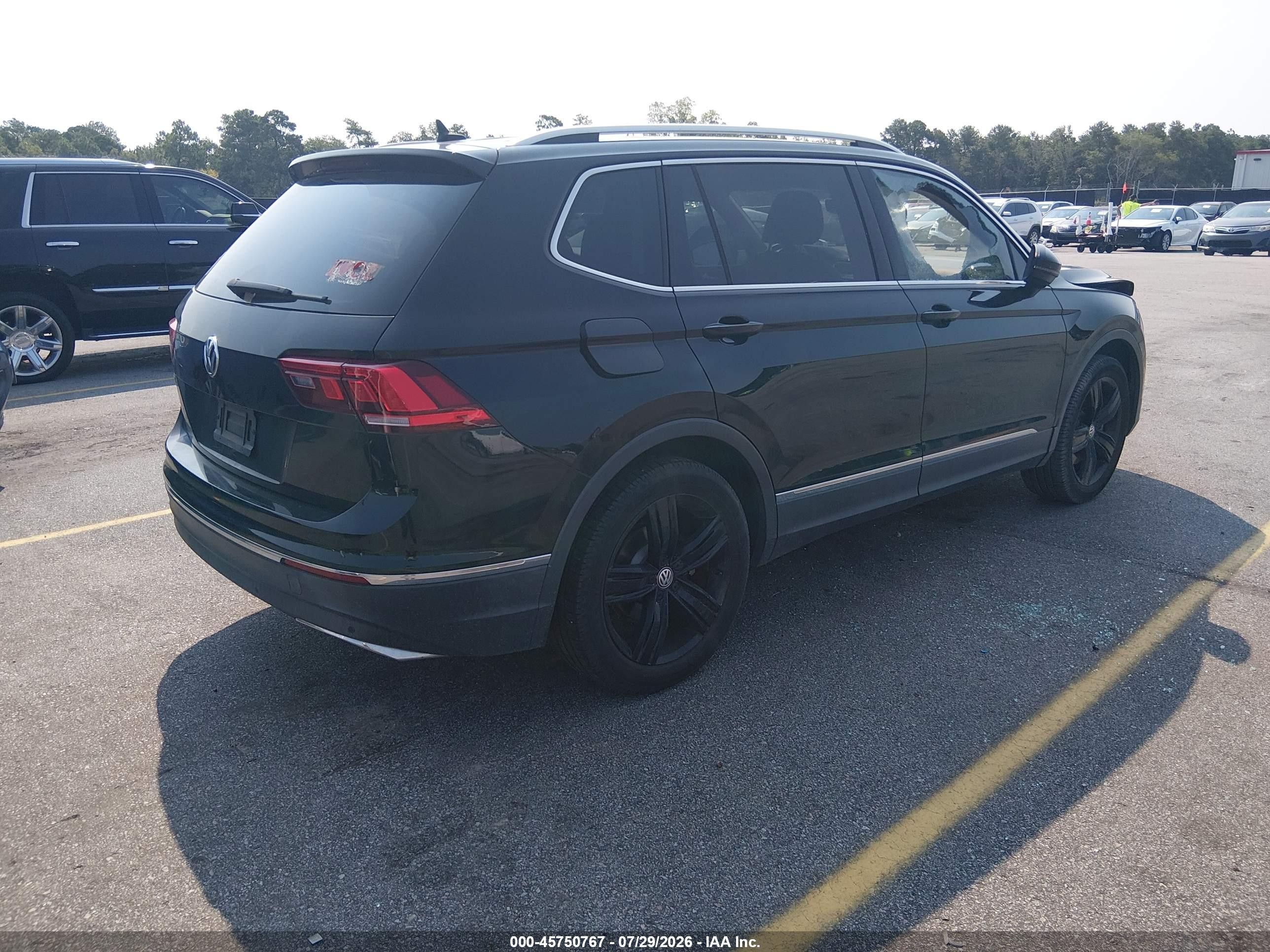 2021 Volkswagen Tiguan 2.0t Se/2.0t Se R-line Black/2.0t Sel Black vin: 3VV3B7AX2MM014546