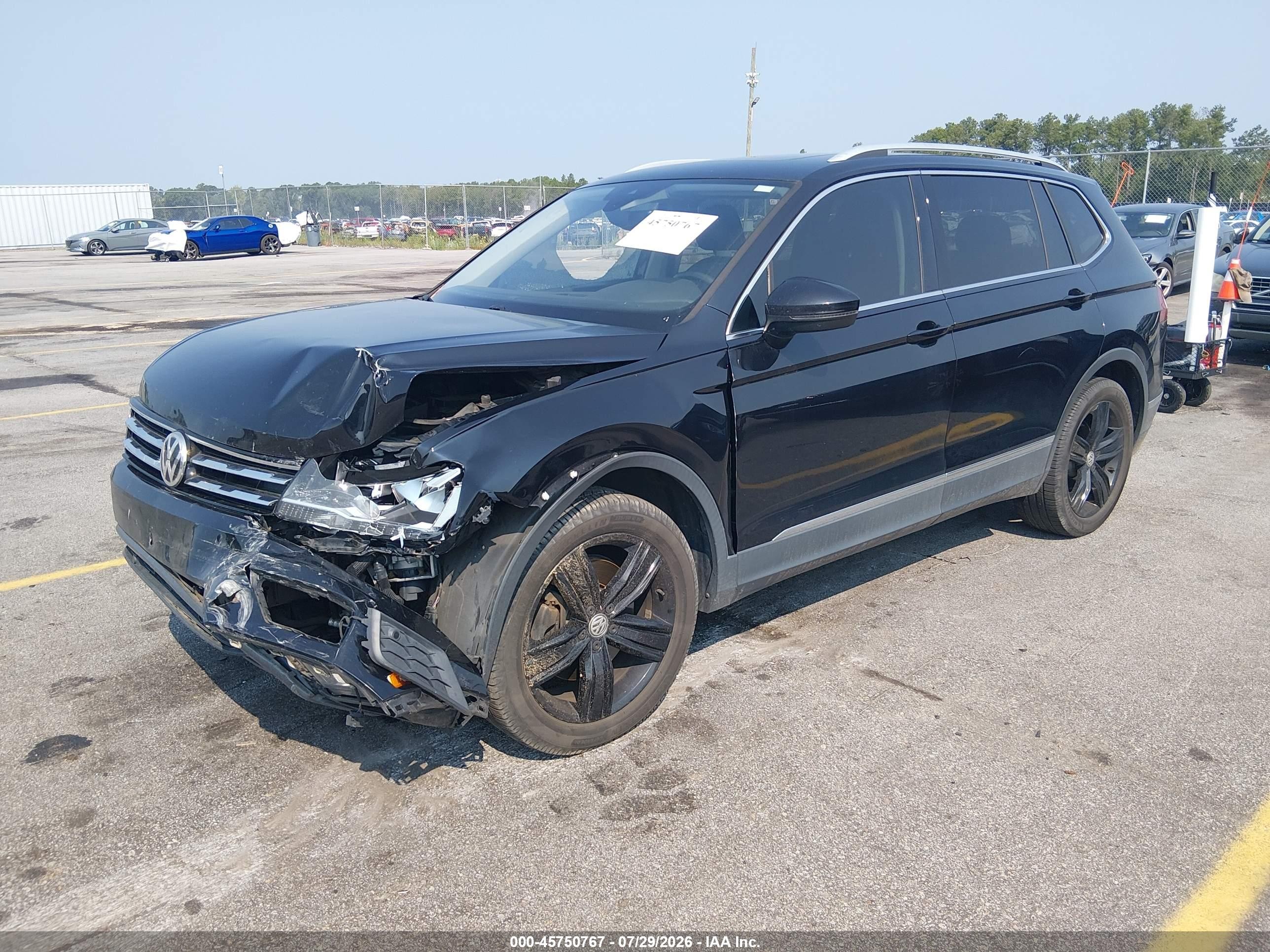 2021 Volkswagen Tiguan 2.0t Se/2.0t Se R-line Black/2.0t Sel Black vin: 3VV3B7AX2MM014546