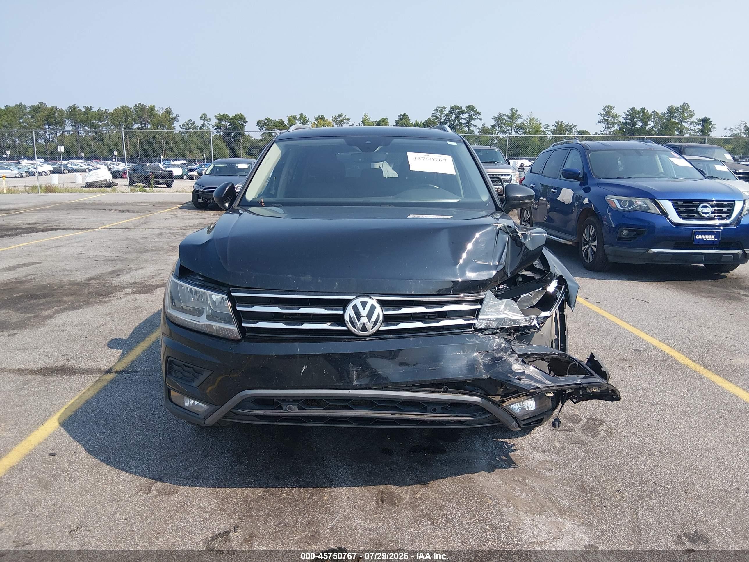 2021 Volkswagen Tiguan 2.0t Se/2.0t Se R-line Black/2.0t Sel Black vin: 3VV3B7AX2MM014546