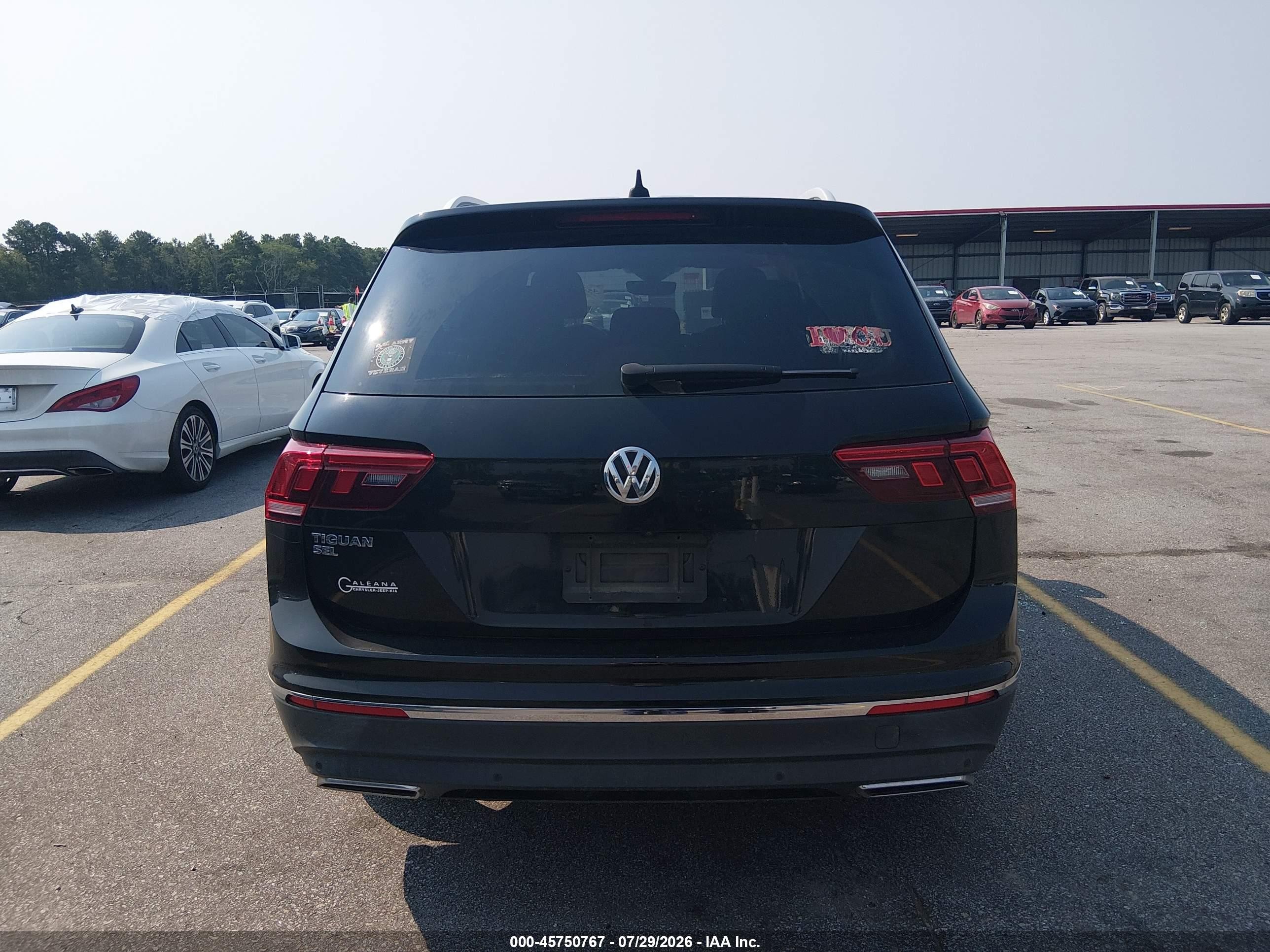 2021 Volkswagen Tiguan 2.0t Se/2.0t Se R-line Black/2.0t Sel Black vin: 3VV3B7AX2MM014546