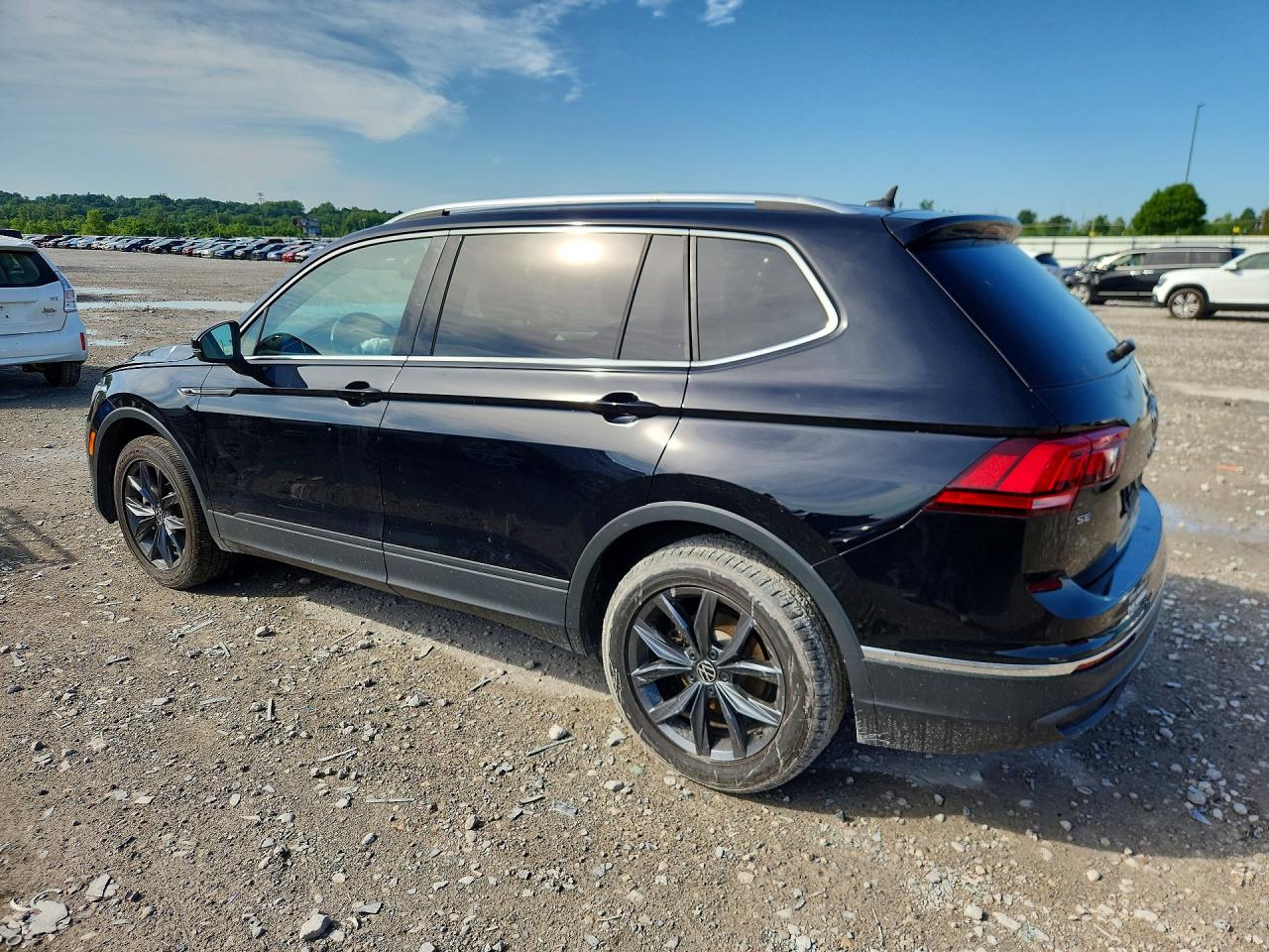 2022 Volkswagen Tiguan Se Черный vin: 3VV3B7AX2NM087210