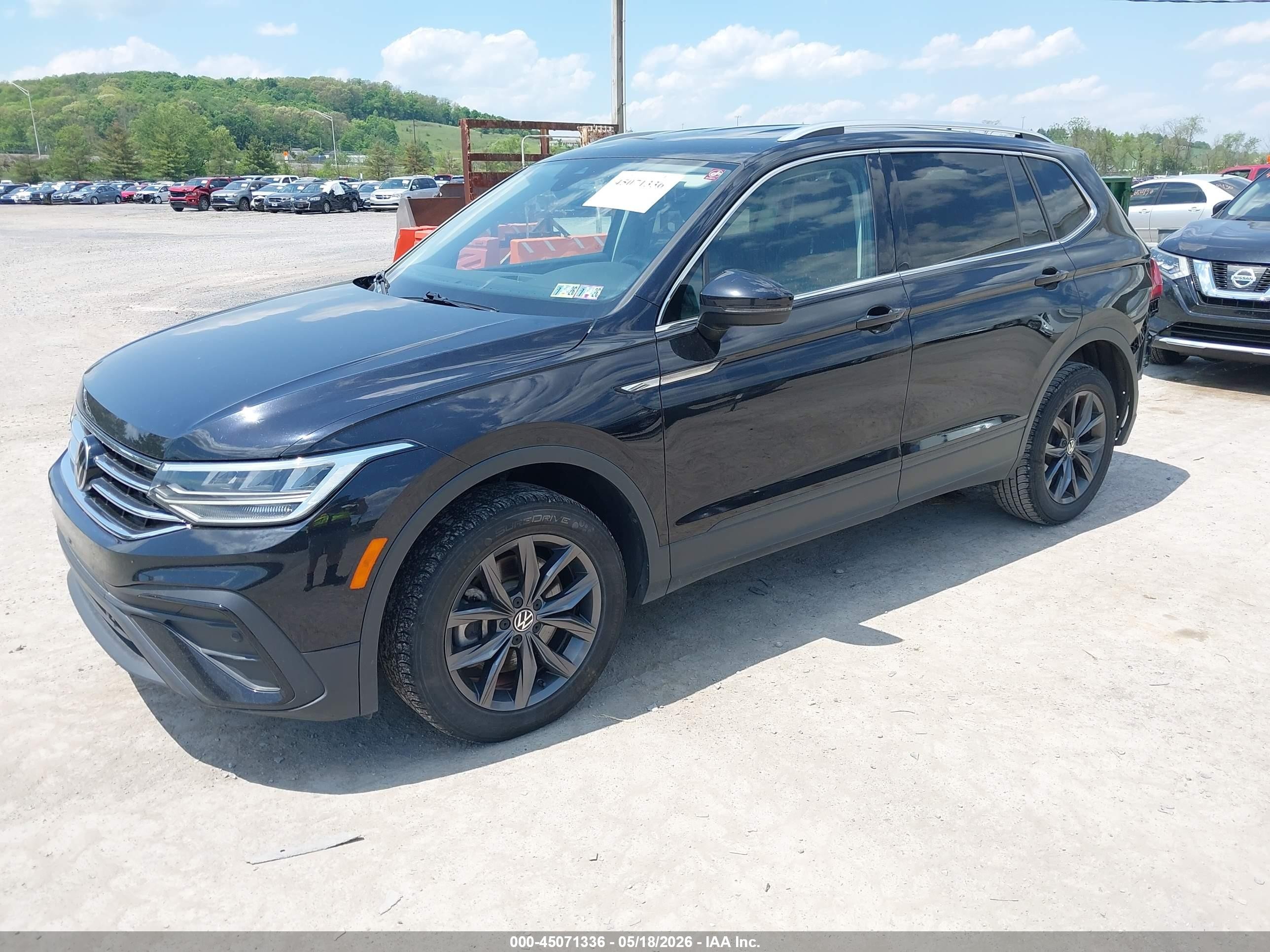 2024 Volkswagen Tiguan 2.0t Se/2.0t Wolfsburg Edition Black vin: 3VV3B7AX2RM030432