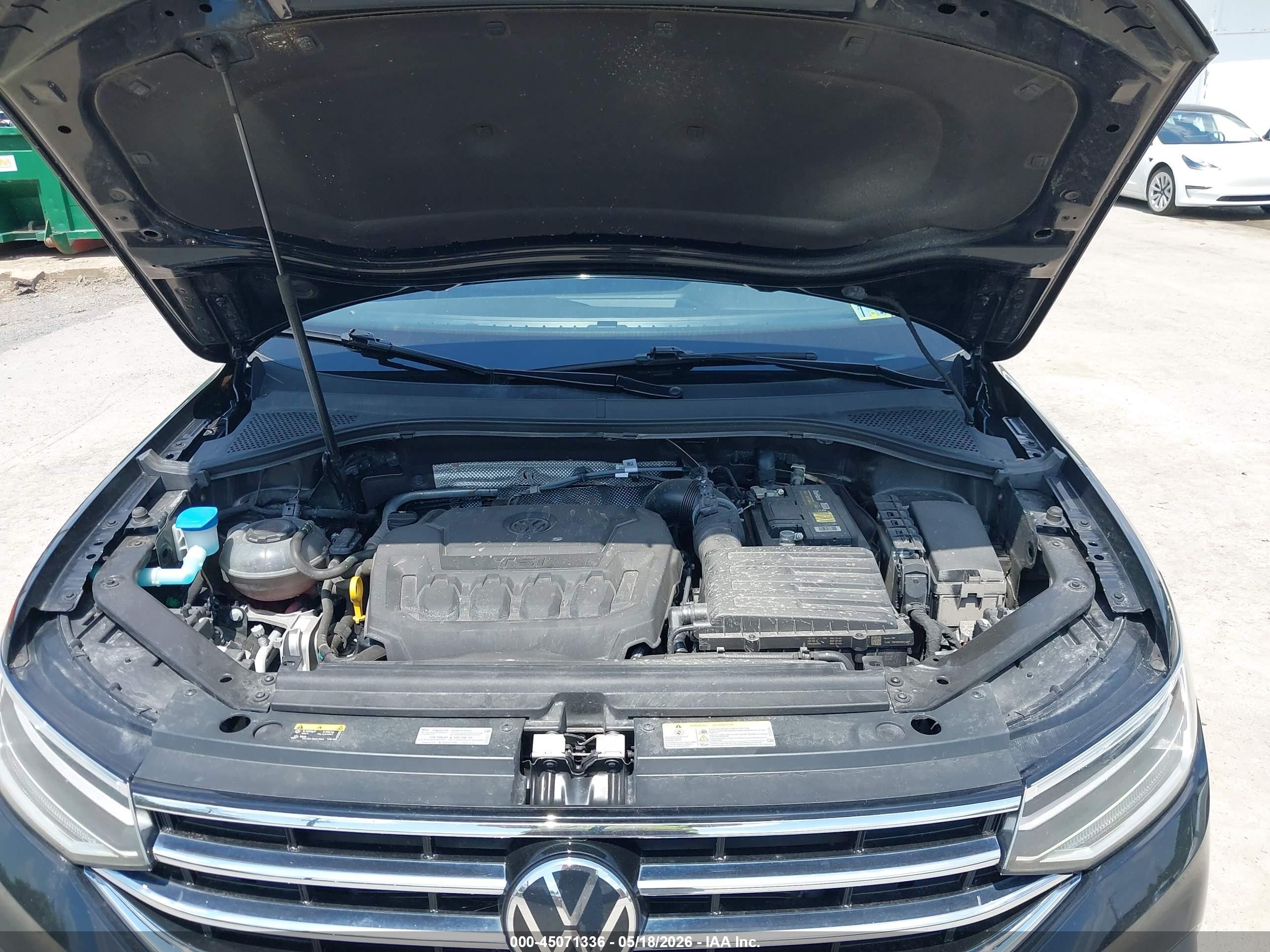 2024 Volkswagen Tiguan 2.0t Se/2.0t Wolfsburg Edition Black vin: 3VV3B7AX2RM030432