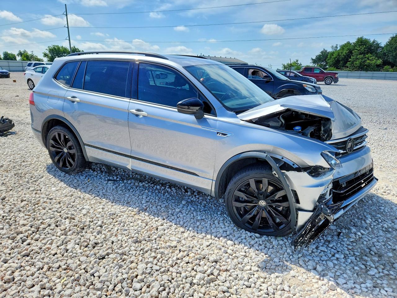 2021 Volkswagen Tiguan Se Silver vin: 3VV3B7AX3MM091135