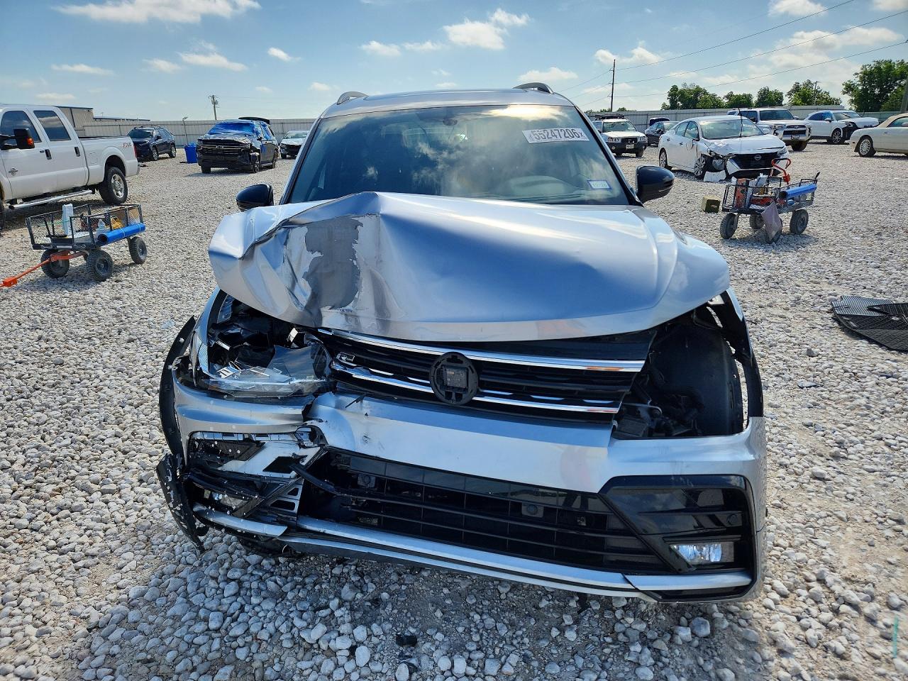 2021 Volkswagen Tiguan Se Silver vin: 3VV3B7AX3MM091135