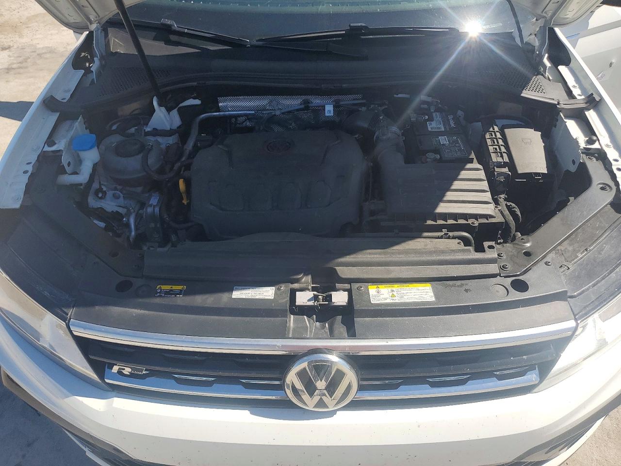 2021 Volkswagen Tiguan Se White vin: 3VV3B7AX4MM091886