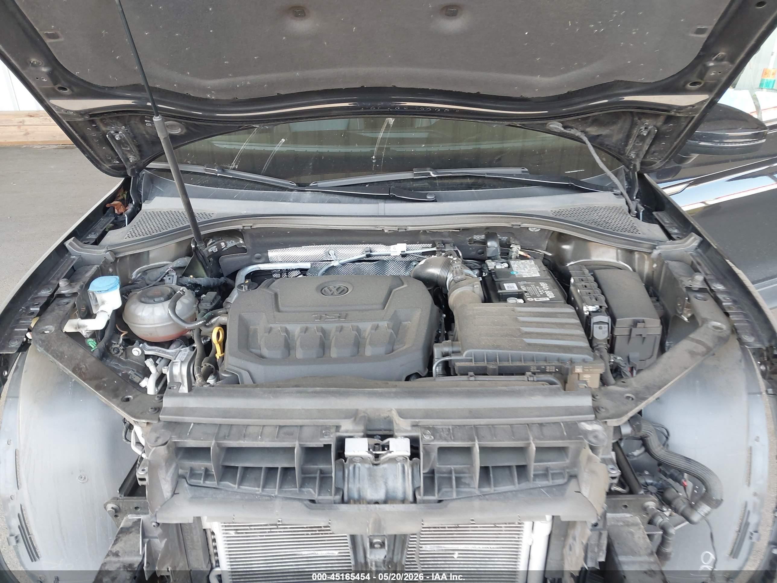 2022 Volkswagen Tiguan 2.0t Se Черный vin: 3VV3B7AX4NM141624