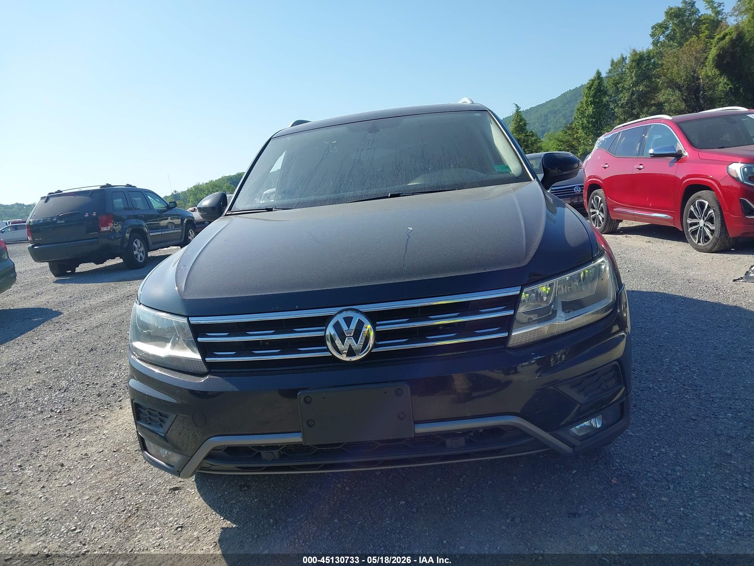 2019 Volkswagen Tiguan 2.0t Se/2.0t Sel/2.0t Sel R-line/2.0t Sel R-line Black Black vin: 3VV3B7AX5KM103699