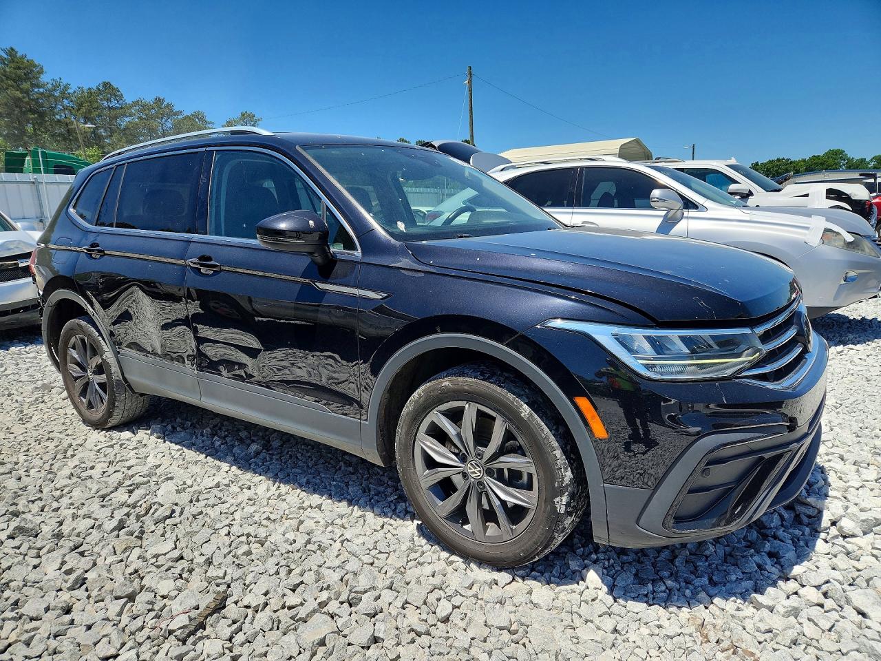 2022 Volkswagen Tiguan Se Black vin: 3VV3B7AX6NM072371