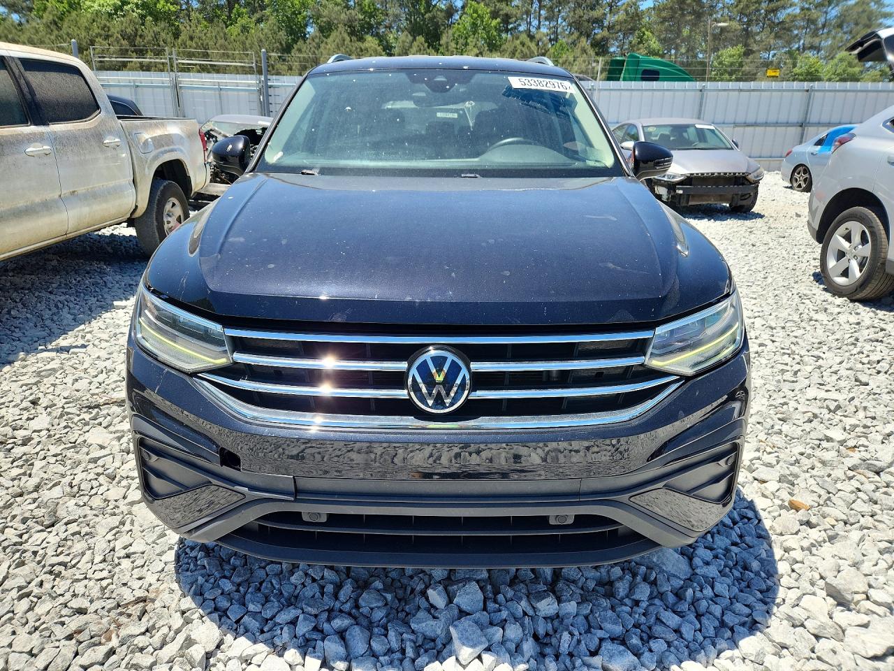 2022 Volkswagen Tiguan Se Black vin: 3VV3B7AX6NM072371