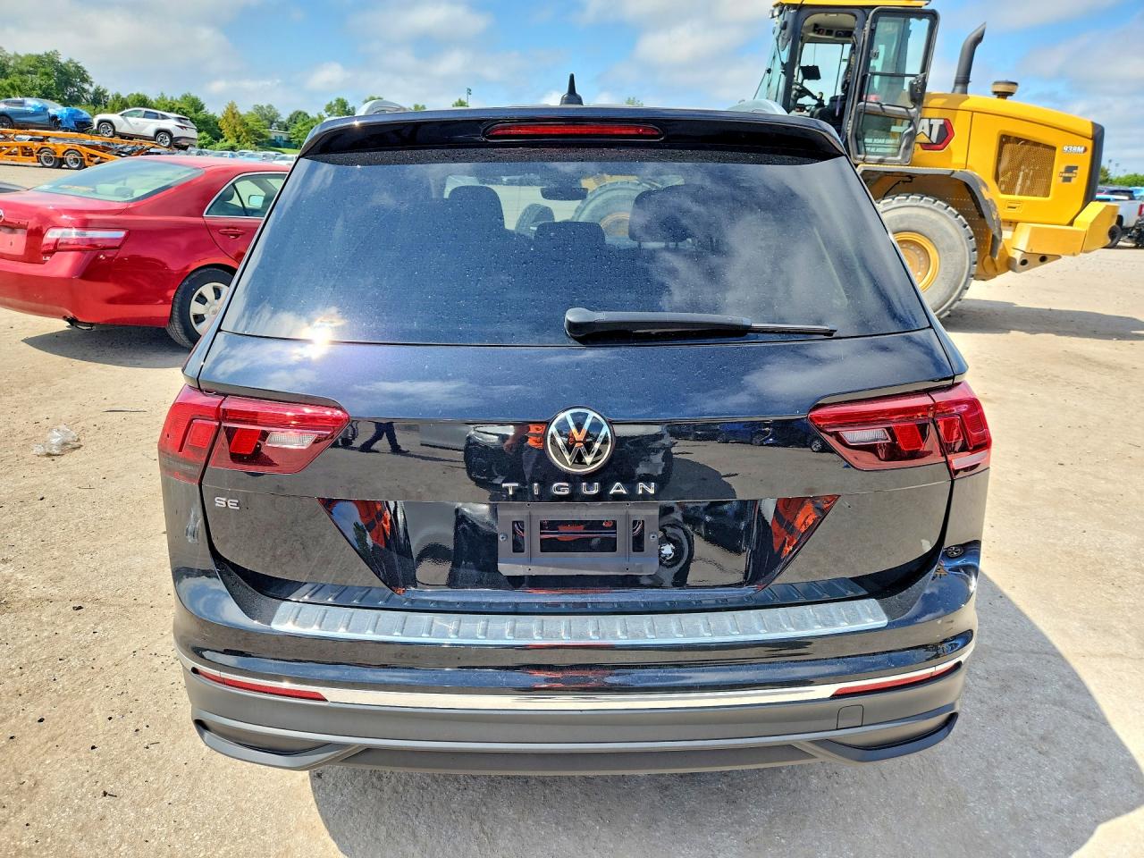 2023 Volkswagen Tiguan Se Черный vin: 3VV3B7AX6PM032519