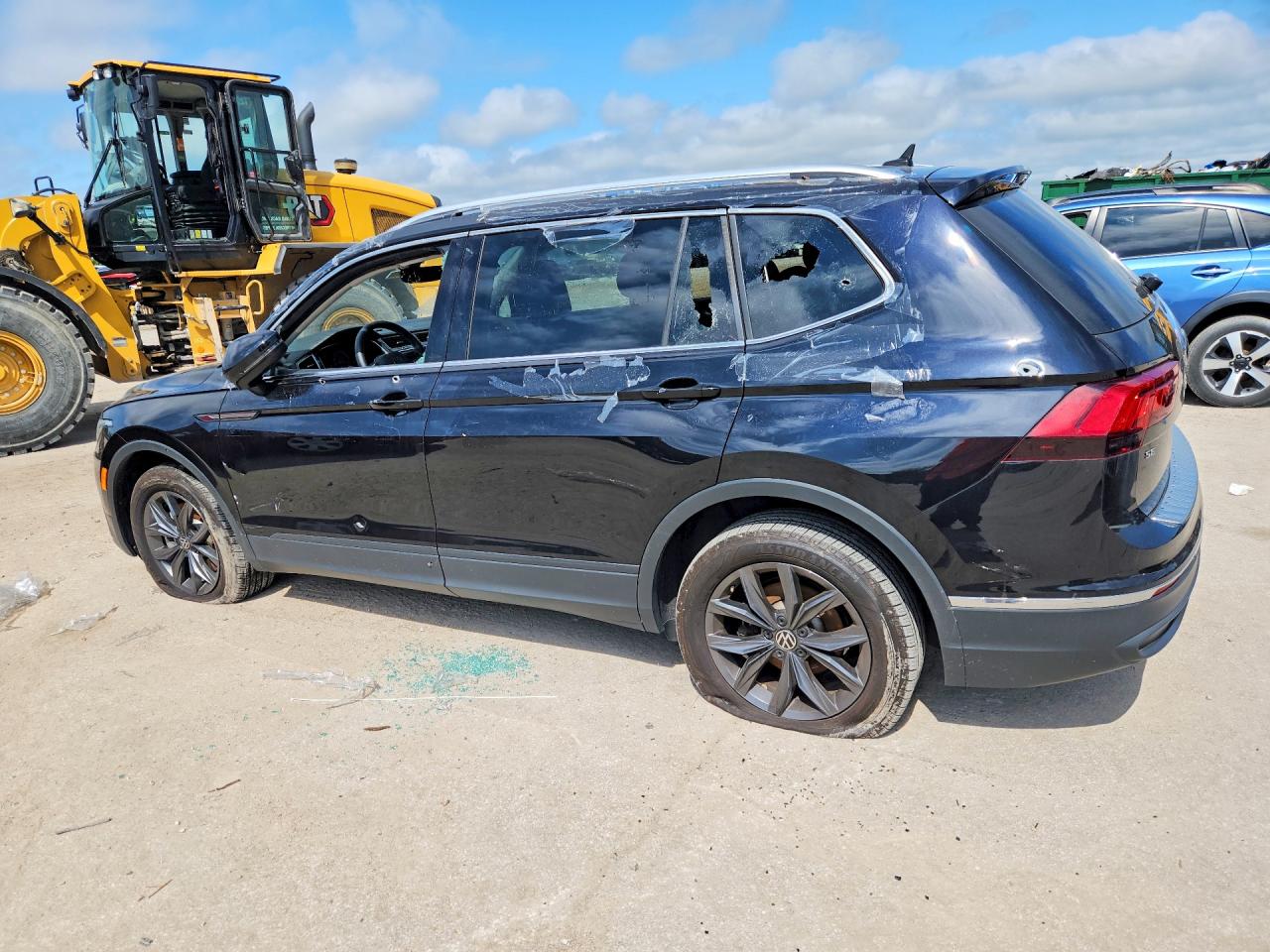 2023 Volkswagen Tiguan Se Черный vin: 3VV3B7AX6PM032519