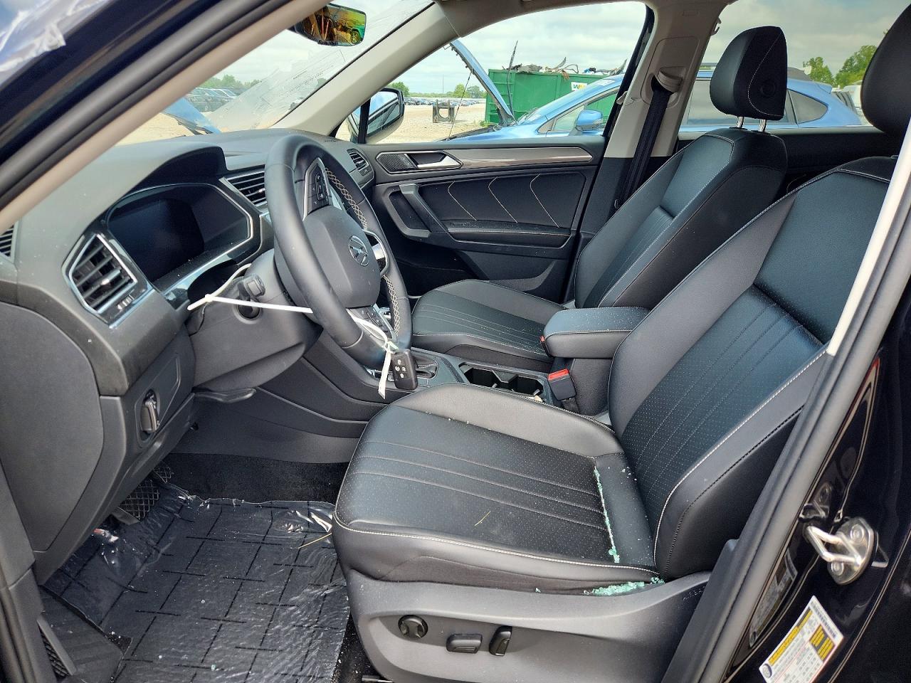 2023 Volkswagen Tiguan Se Черный vin: 3VV3B7AX6PM032519
