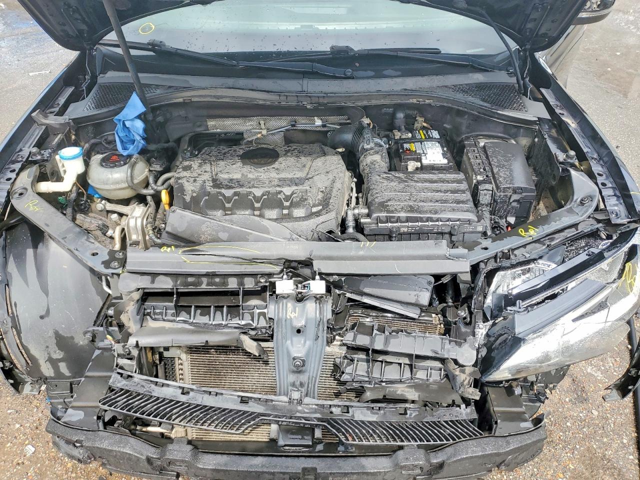 2019 Volkswagen Tiguan Se Black vin: 3VV3B7AX7KM065313