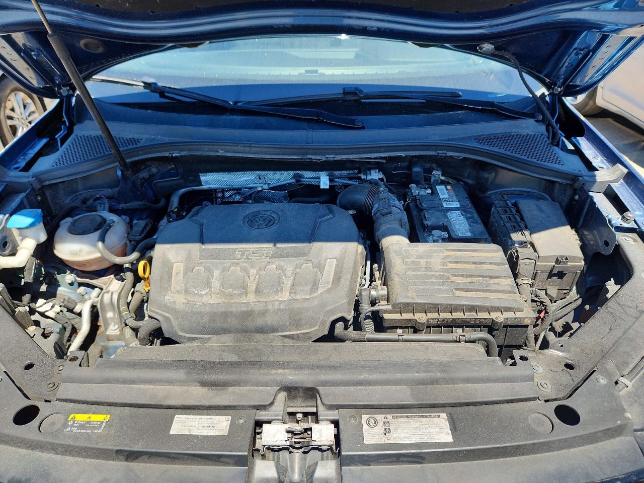 2020 Volkswagen Tiguan Se Синий vin: 3VV3B7AX8LM061806