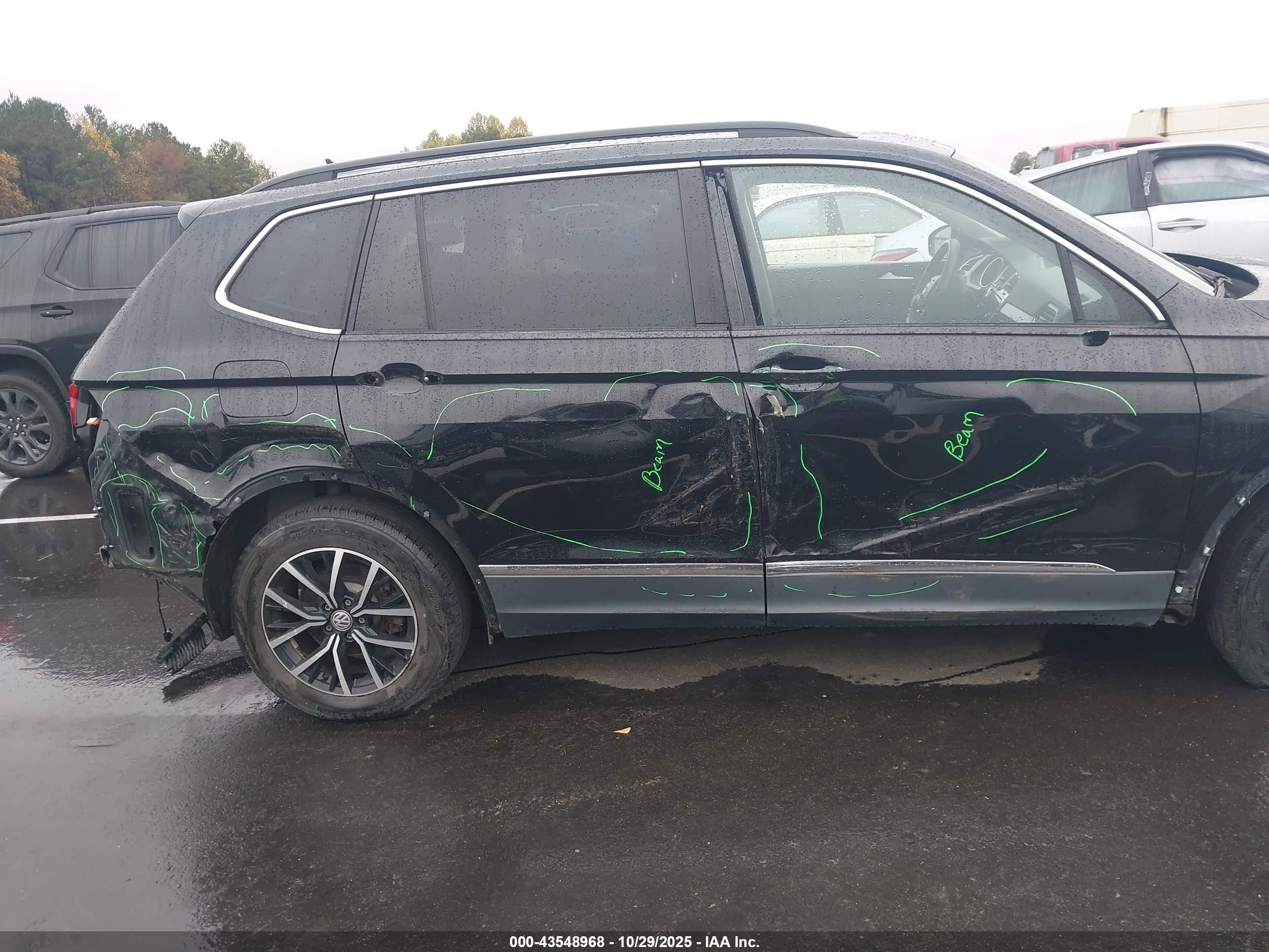 2021 Volkswagen Tiguan 2.0t Se/2.0t Se R-line Black/2.0t Sel Черный vin: 3VV3B7AXXMM077720