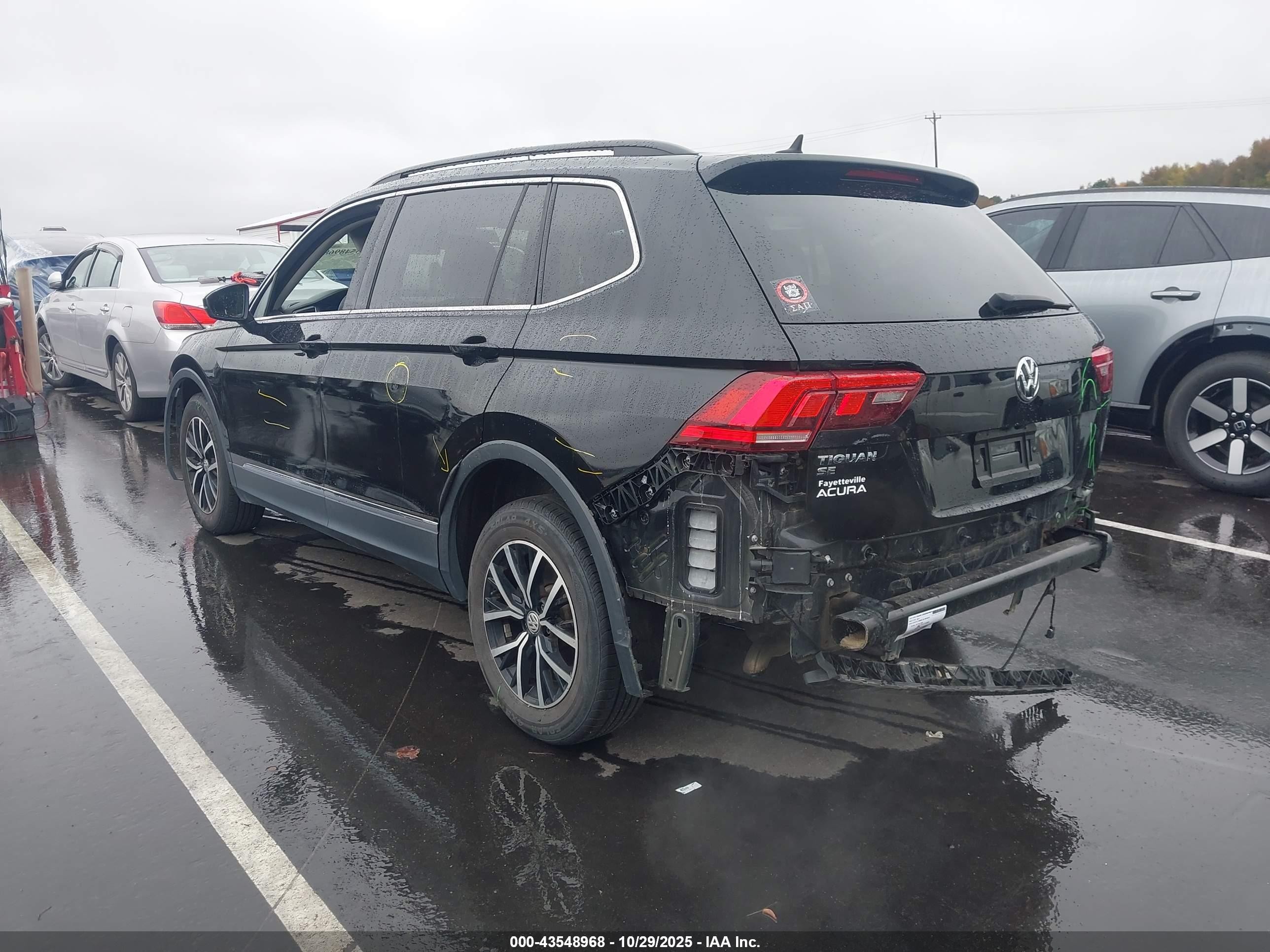 2021 Volkswagen Tiguan 2.0t Se/2.0t Se R-line Black/2.0t Sel Черный vin: 3VV3B7AXXMM077720