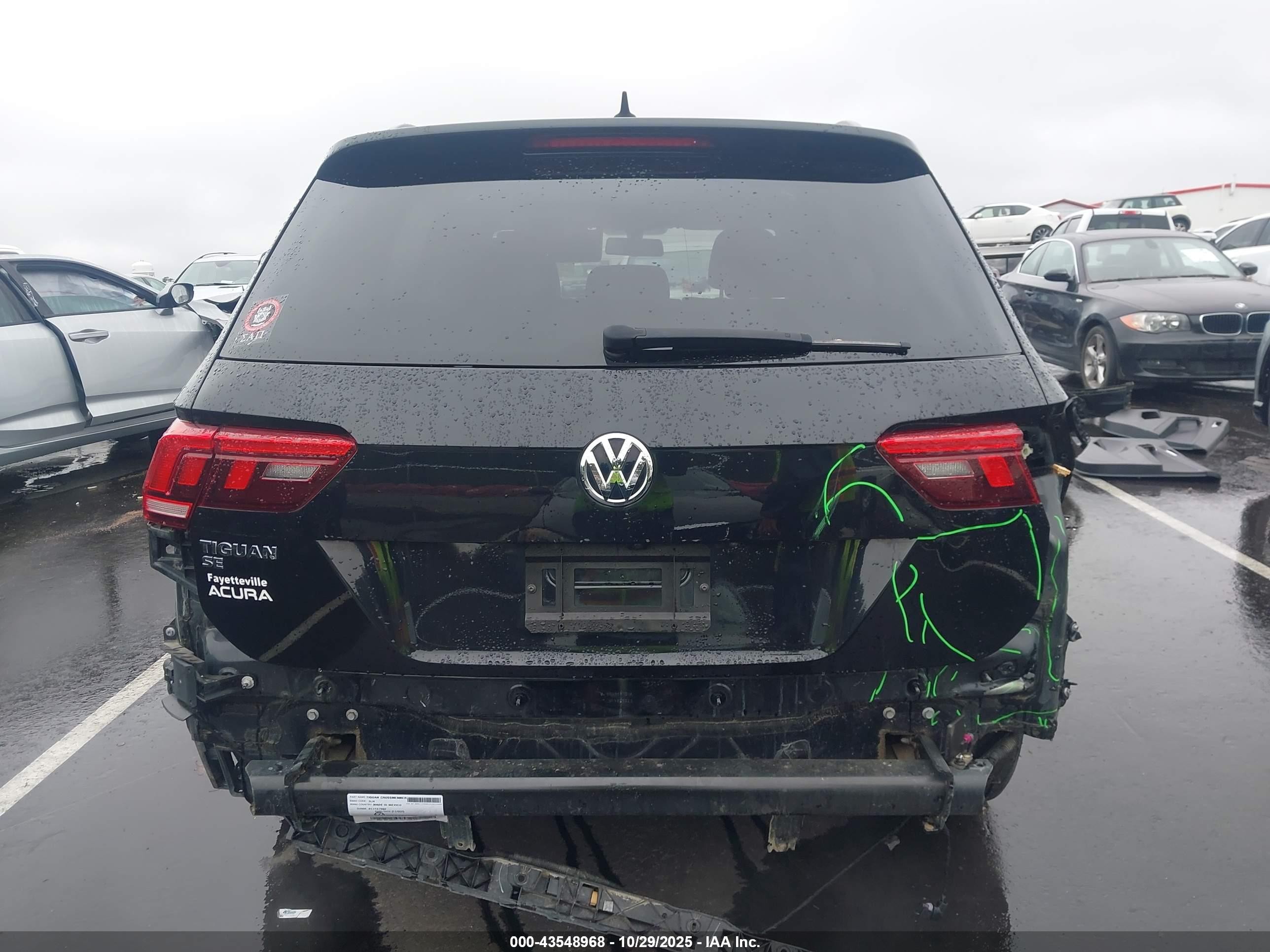 2021 Volkswagen Tiguan 2.0t Se/2.0t Se R-line Black/2.0t Sel Черный vin: 3VV3B7AXXMM077720