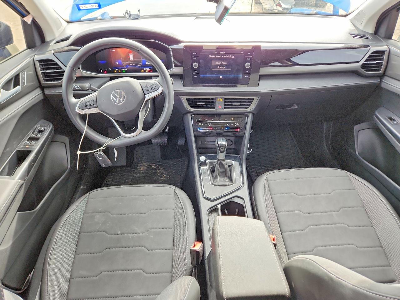 2025 Volkswagen Taos Se Black Blue vin: 3VV3C7B27SM007203