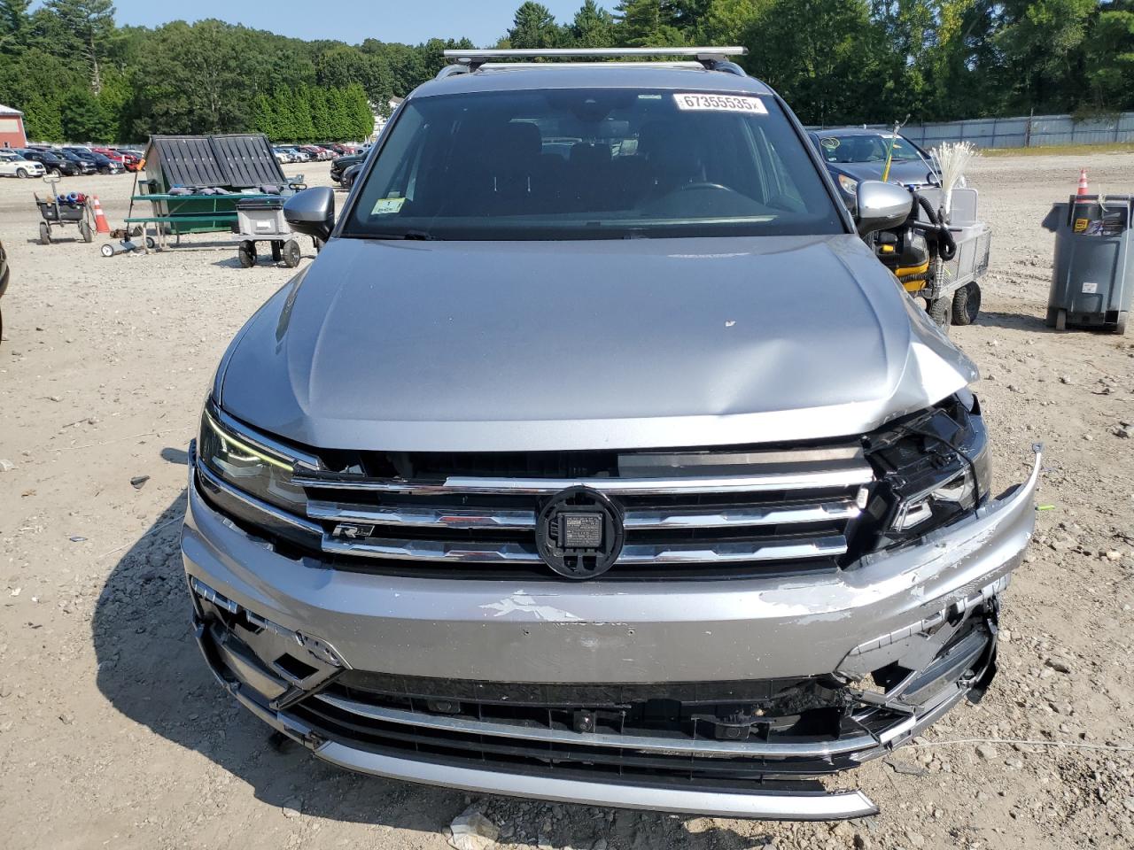 2020 Volkswagen Tiguan Sel Premium R-line Серебряный vin: 3VV4B7AXXLM044851