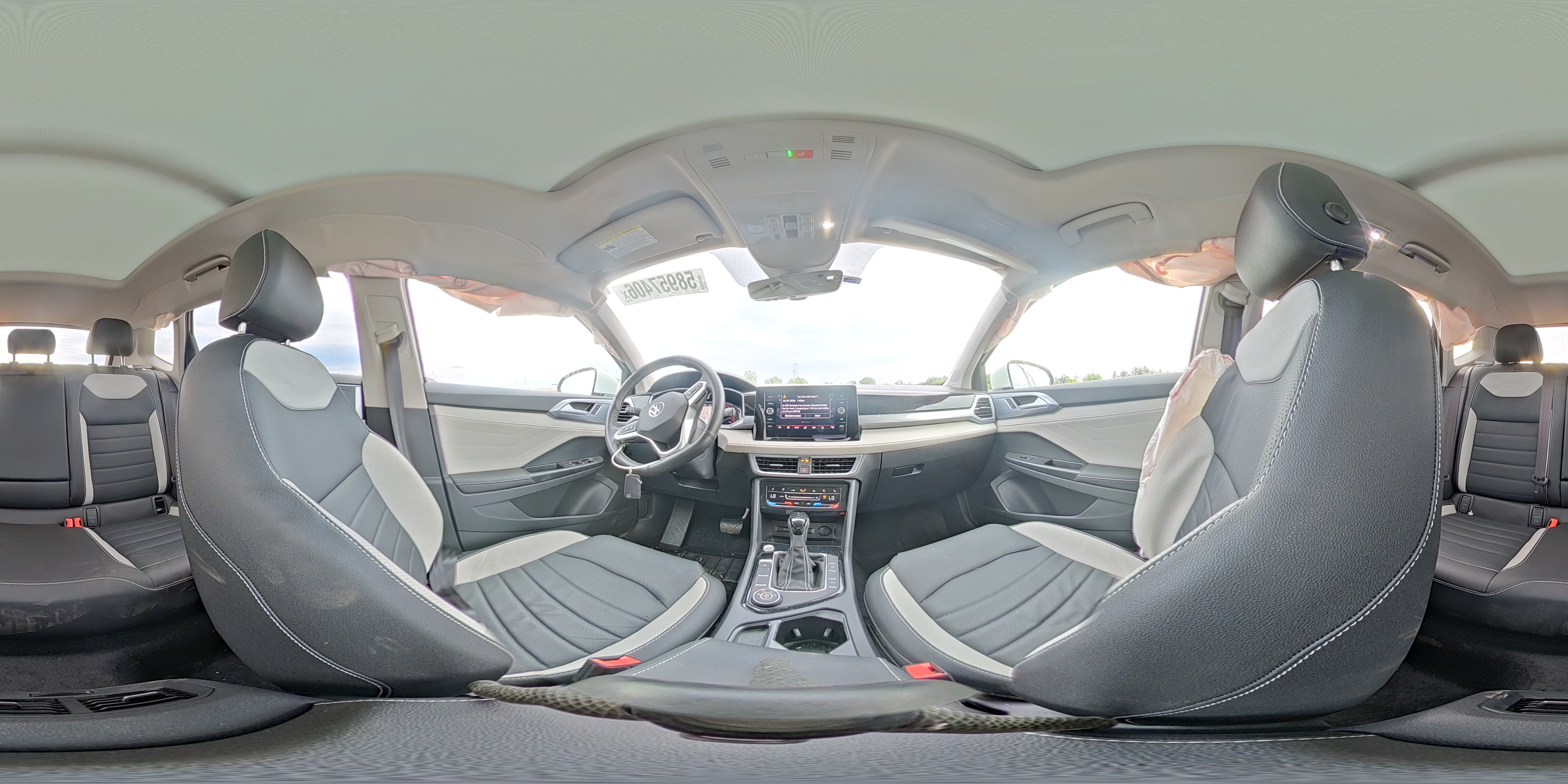 2025 Volkswagen Taos Sel Белый vin: 3VV4C7B25SM016065