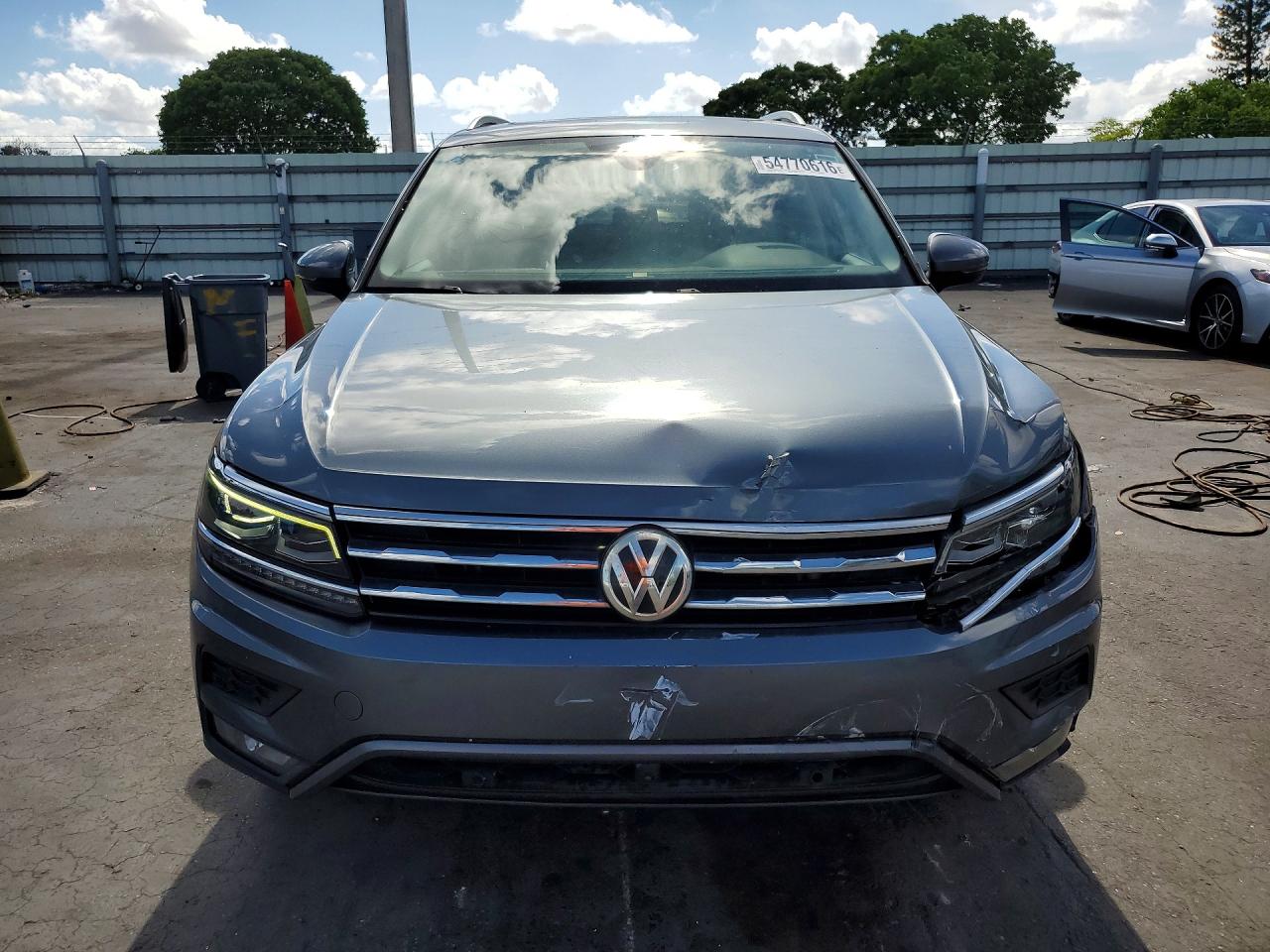 2018 Volkswagen Tiguan Sel Premium Gray vin: 3VV5B7AX8JM103574