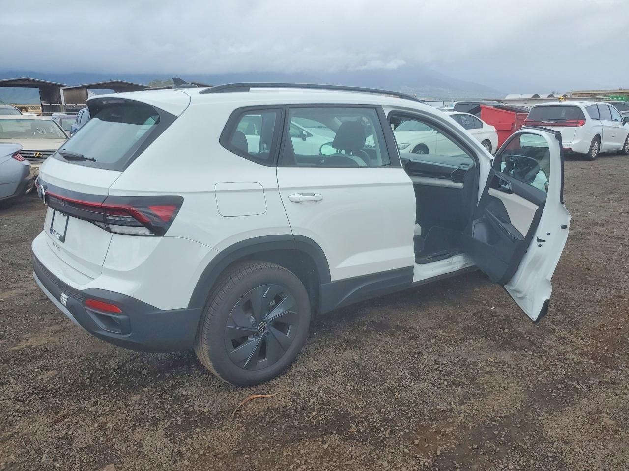2025 Volkswagen Taos S Белый vin: 3VV5C7B24SM089318