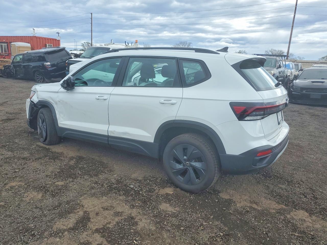 2025 Volkswagen Taos S Белый vin: 3VV5C7B24SM089318