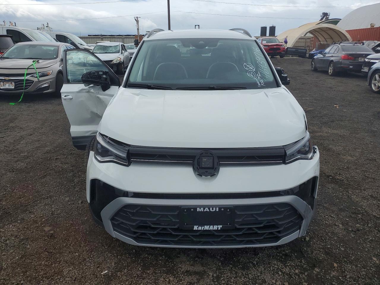 2025 Volkswagen Taos S Белый vin: 3VV5C7B24SM089318