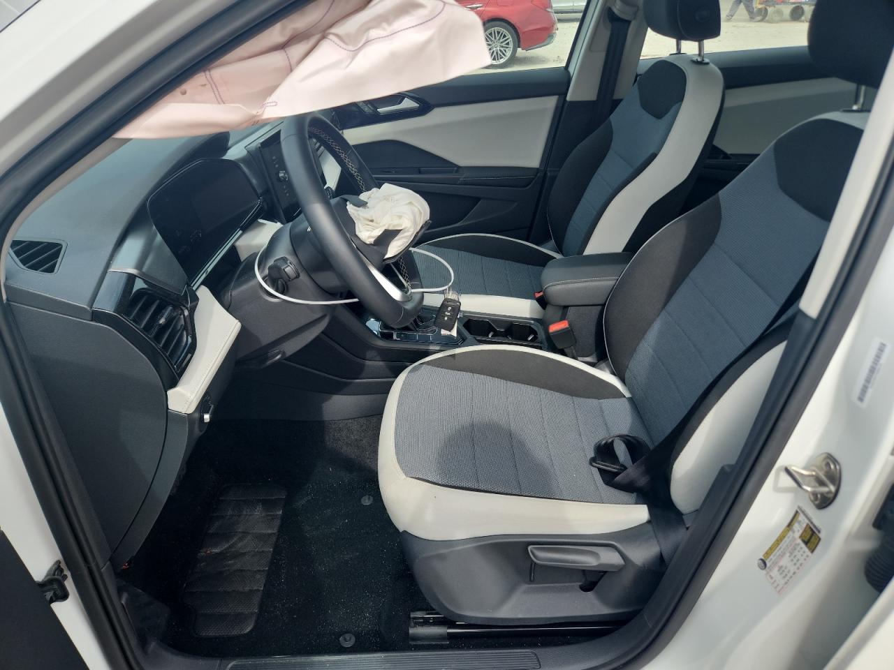 2026 Volkswagen Taos S White vin: 3VV5C7B27TM000178 Damage: Air Bags, Deployed, Replacement Required