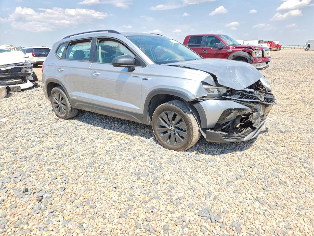 2024 Volkswagen Taos S Silver vin: 3VV5X7B21RM116392