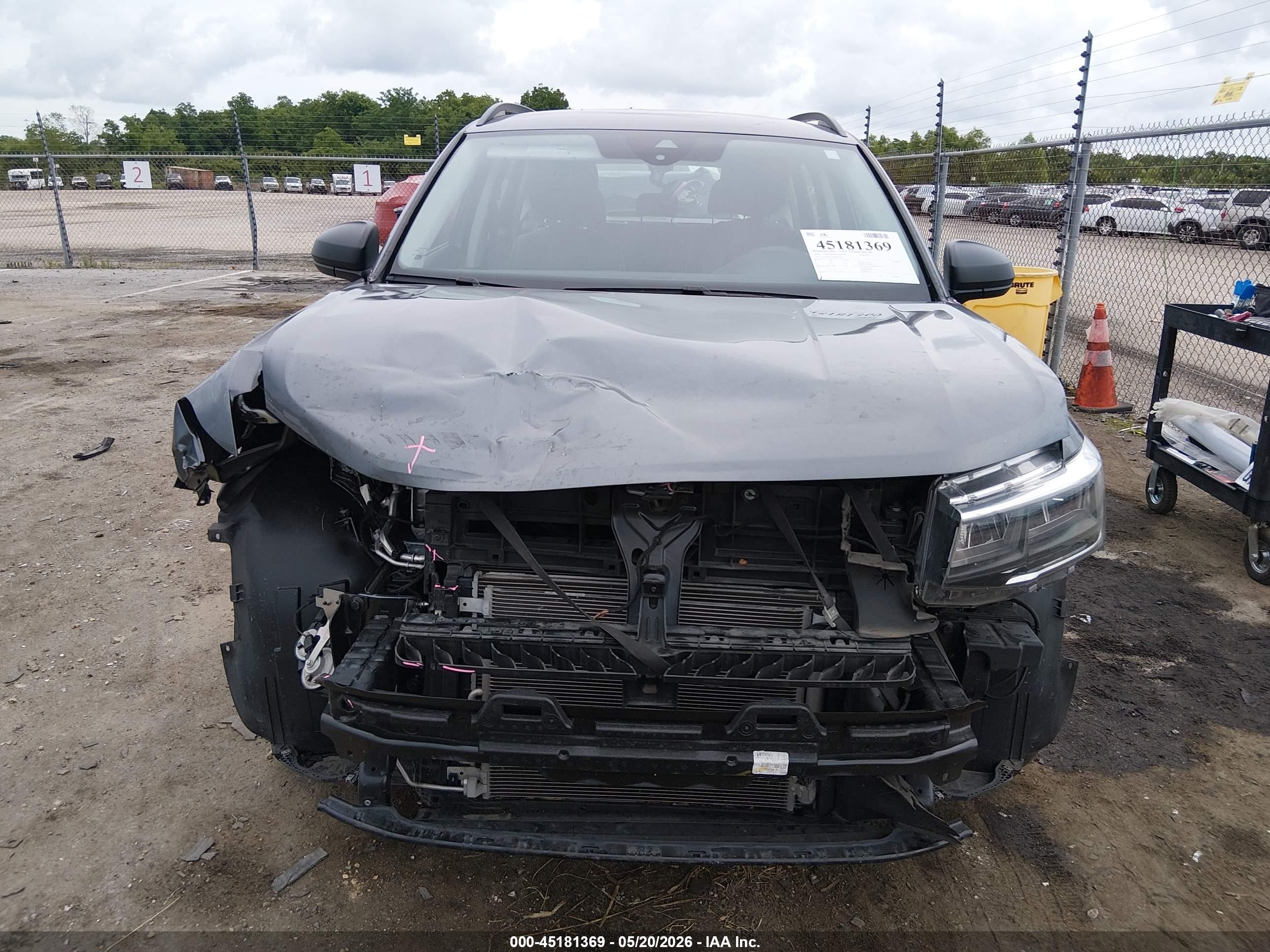 2024 Volkswagen Taos 1.5t S Серый vin: 3VV5X7B24RM047195