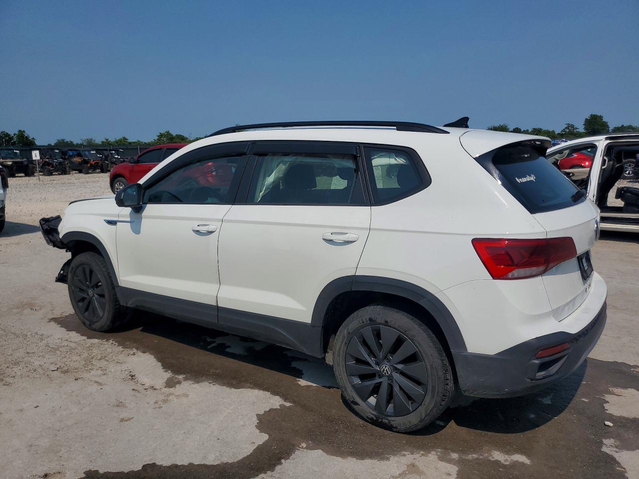 2024 Volkswagen Taos S Белый vin: 3VV5X7B26RM103685