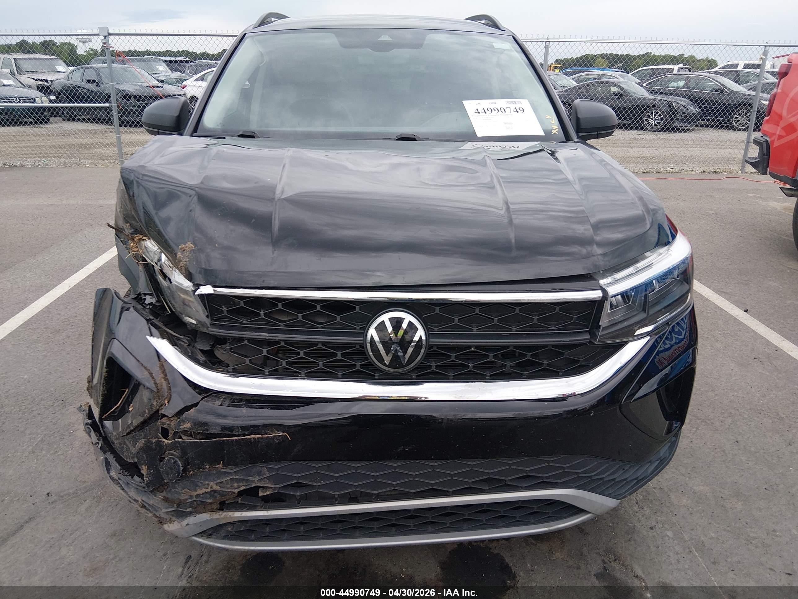 2024 Volkswagen Taos 1.5t S Черный vin: 3VV5X7B28RM058832