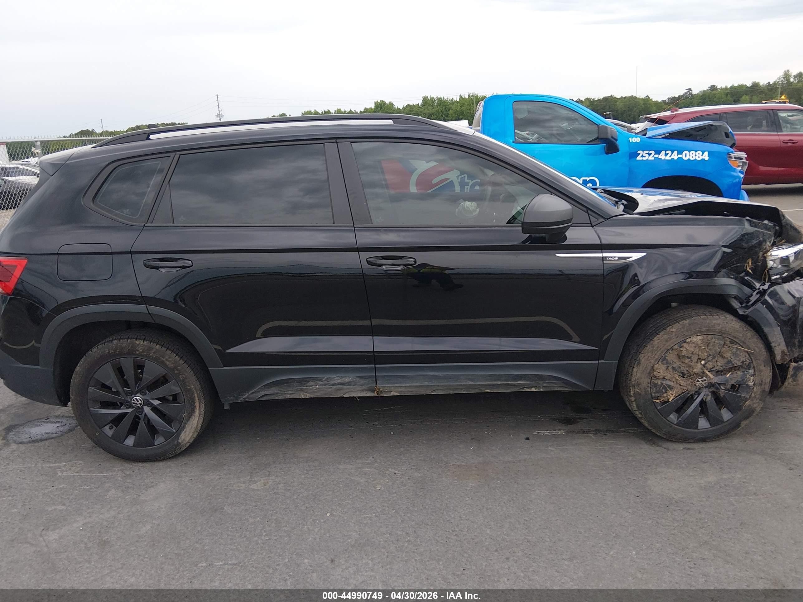 2024 Volkswagen Taos 1.5t S Черный vin: 3VV5X7B28RM058832