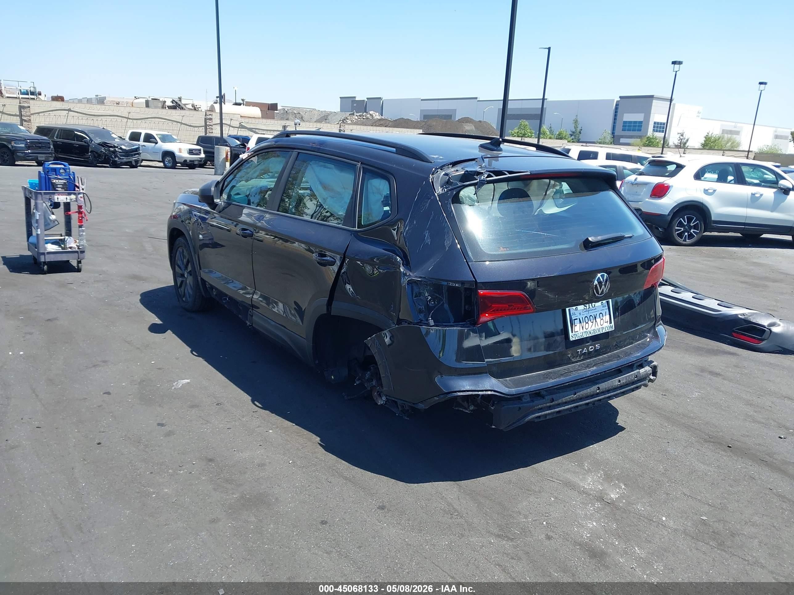 2024 Volkswagen Taos 1.5t S Черный vin: 3VV5X7B29RM037133