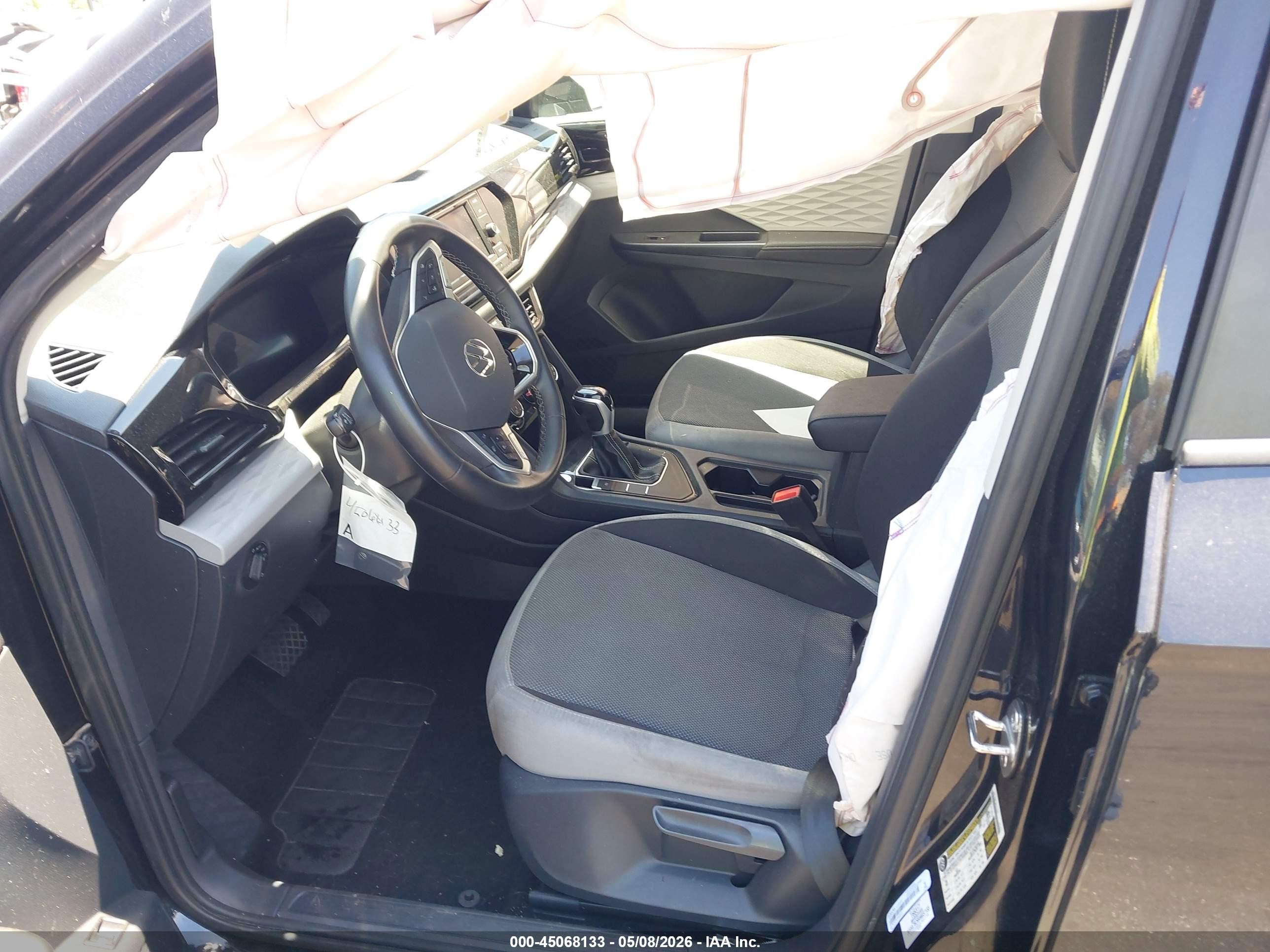 2024 Volkswagen Taos 1.5t S Черный vin: 3VV5X7B29RM037133