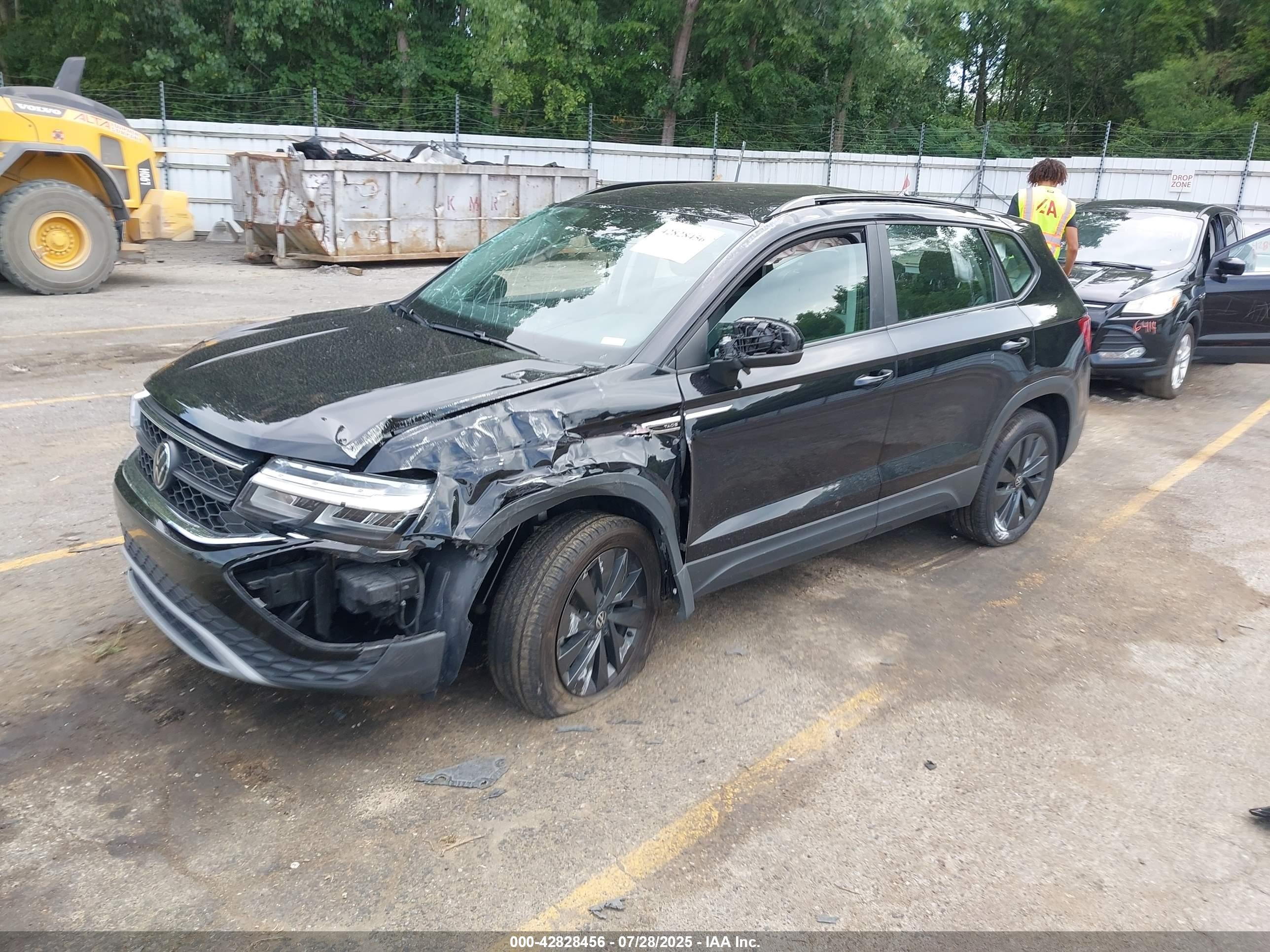 2024 Volkswagen Taos 1.5t S Black vin: 3VV5X7B2XRM017179