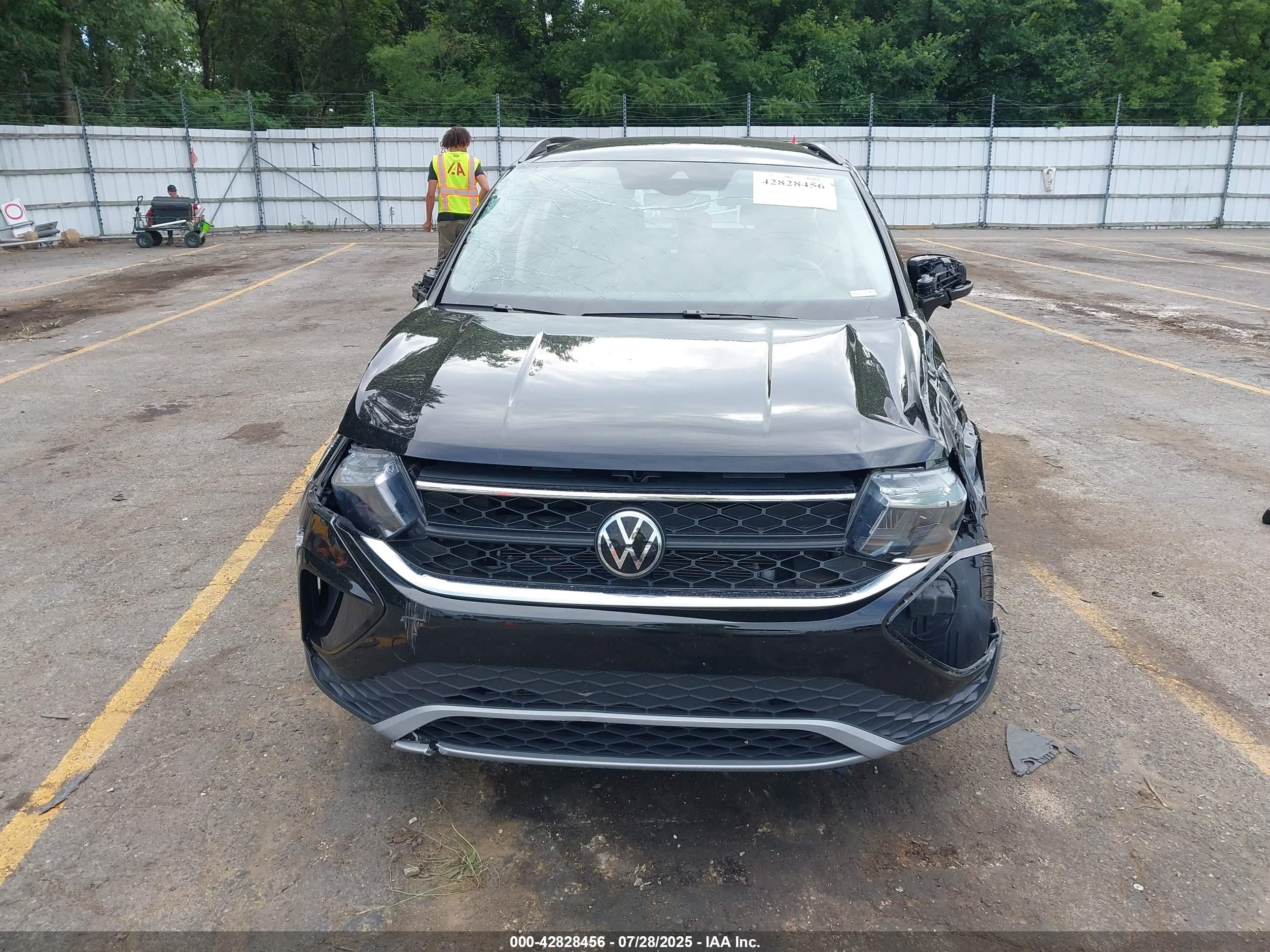 2024 Volkswagen Taos 1.5t S Black vin: 3VV5X7B2XRM017179