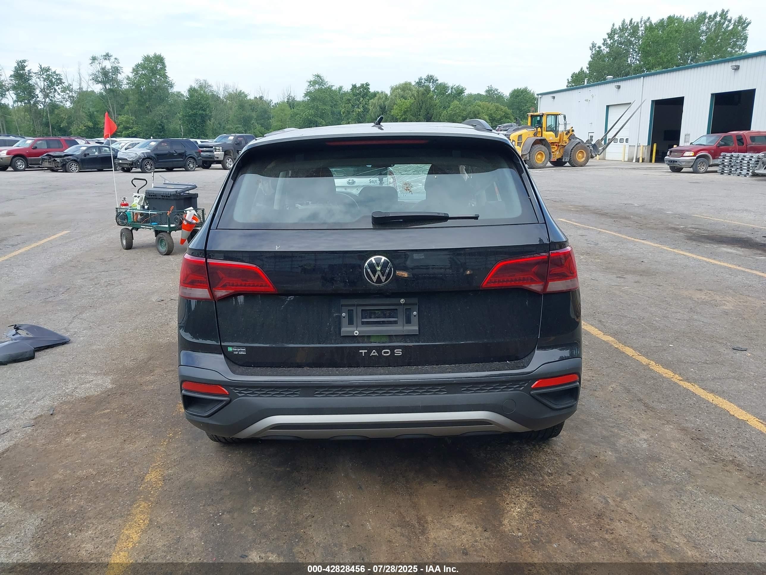 2024 Volkswagen Taos 1.5t S Black vin: 3VV5X7B2XRM017179