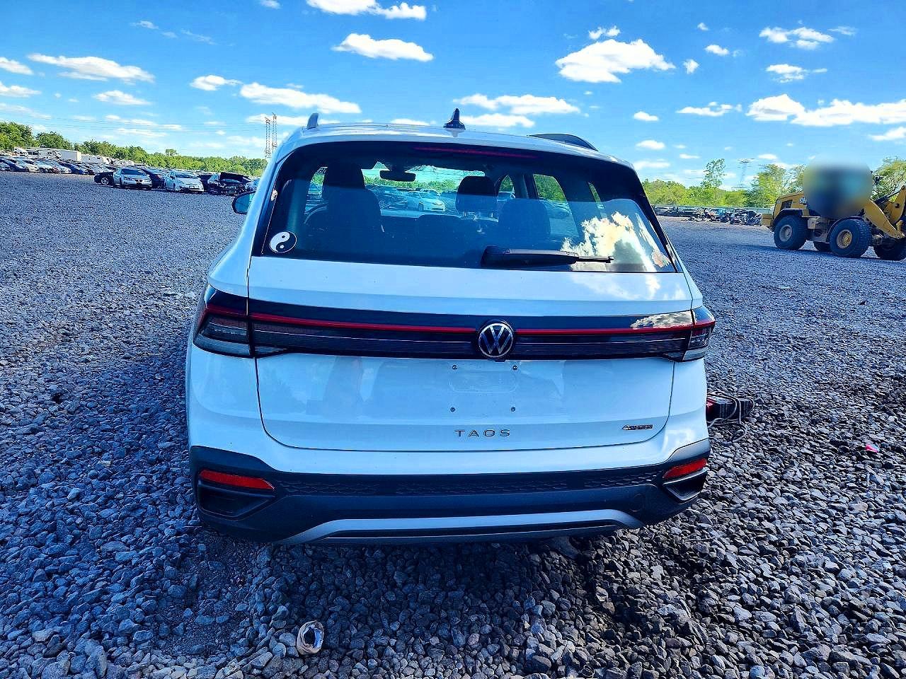 2025 Volkswagen Taos S Белый vin: 3VV8C7B27SM048873