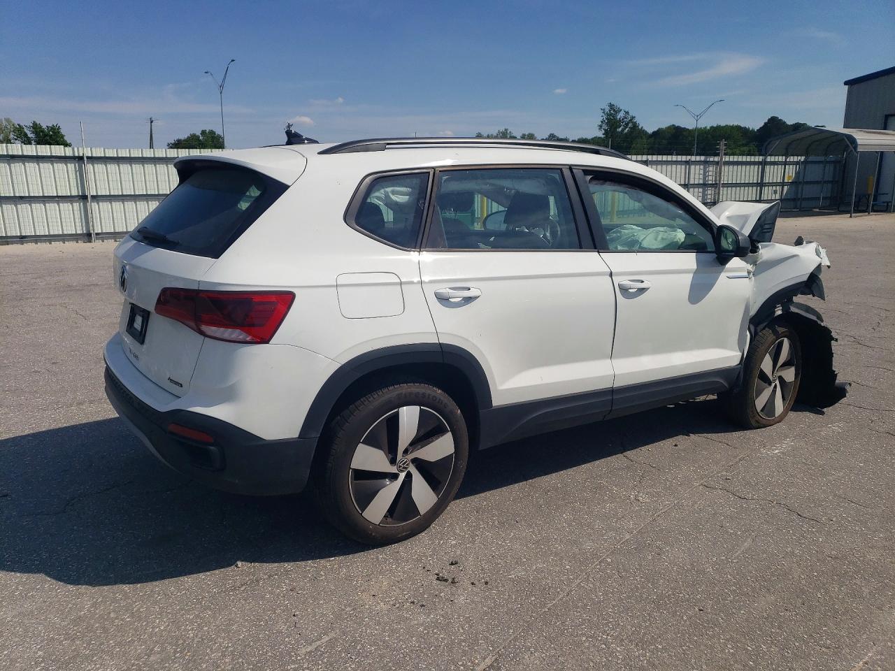 2024 Volkswagen Taos S White vin: 3VV8X7B23RM018767