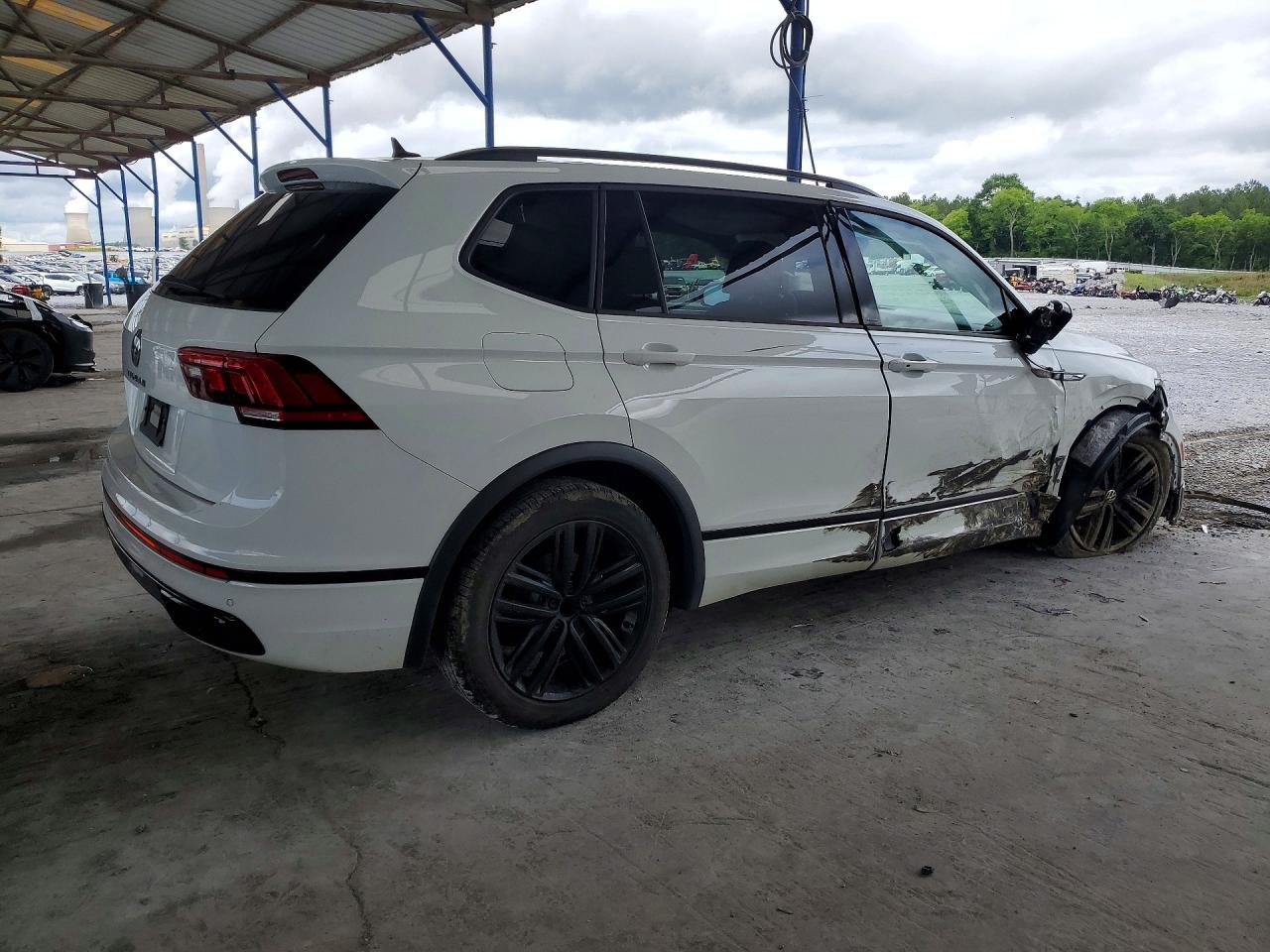 2022 Volkswagen Tiguan Se R-line Black White vin: 3VVCB7AX1NM170367