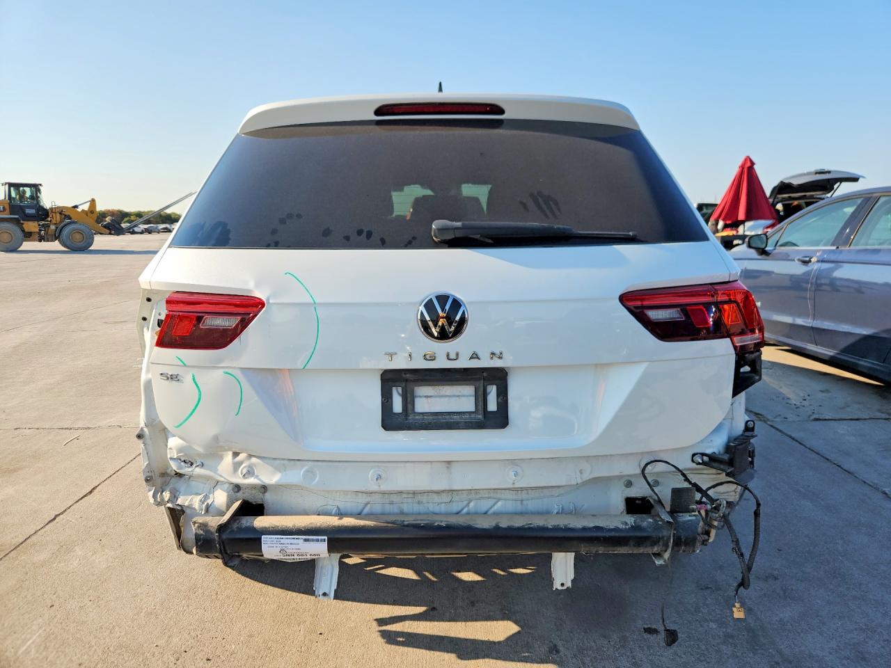 2022 Volkswagen Tiguan Se R-line Black White vin: 3VVCB7AX5NM057716