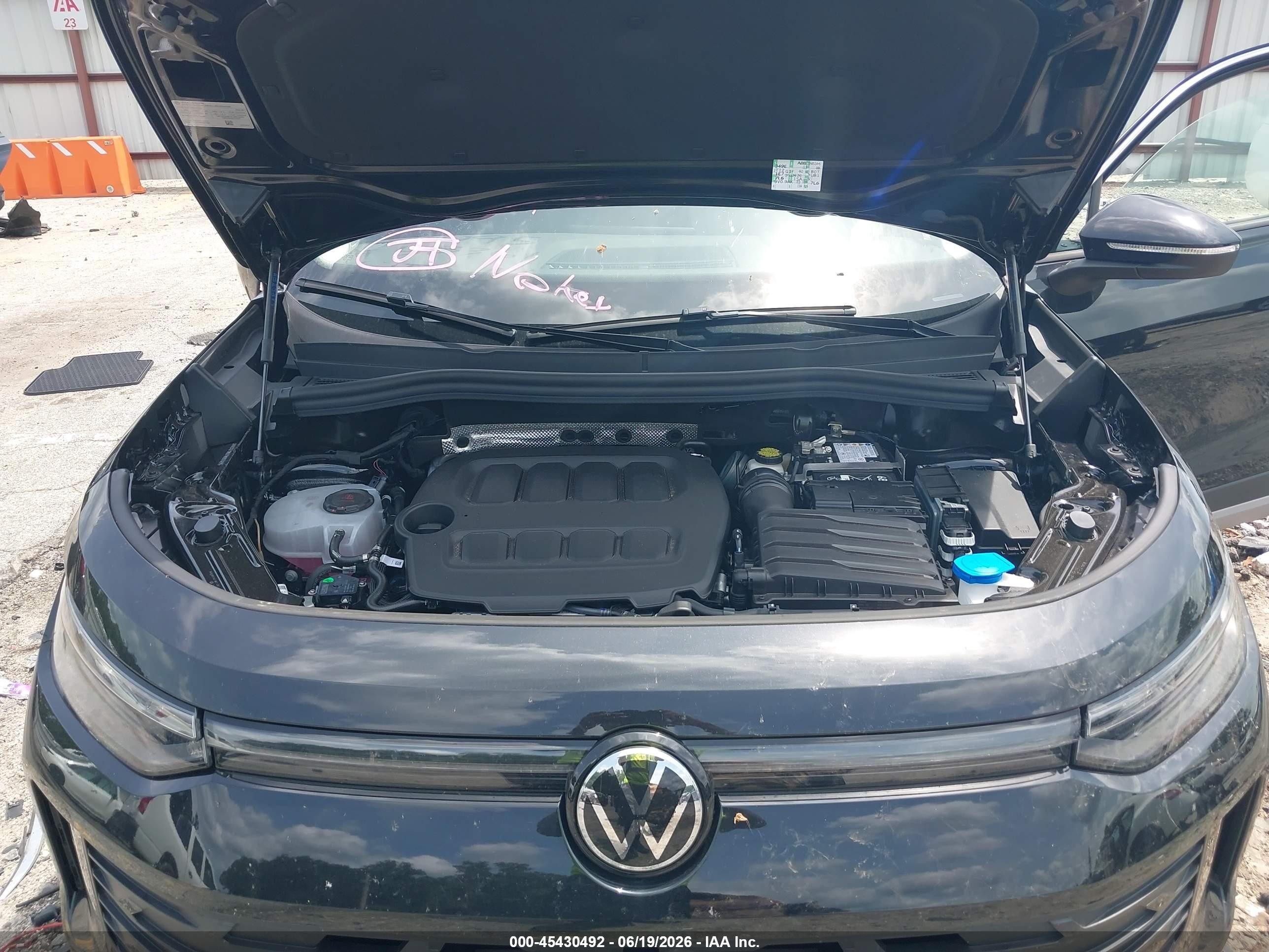 2026 Volkswagen Tiguan S Black vin: 3VVCR7RM0TM091095