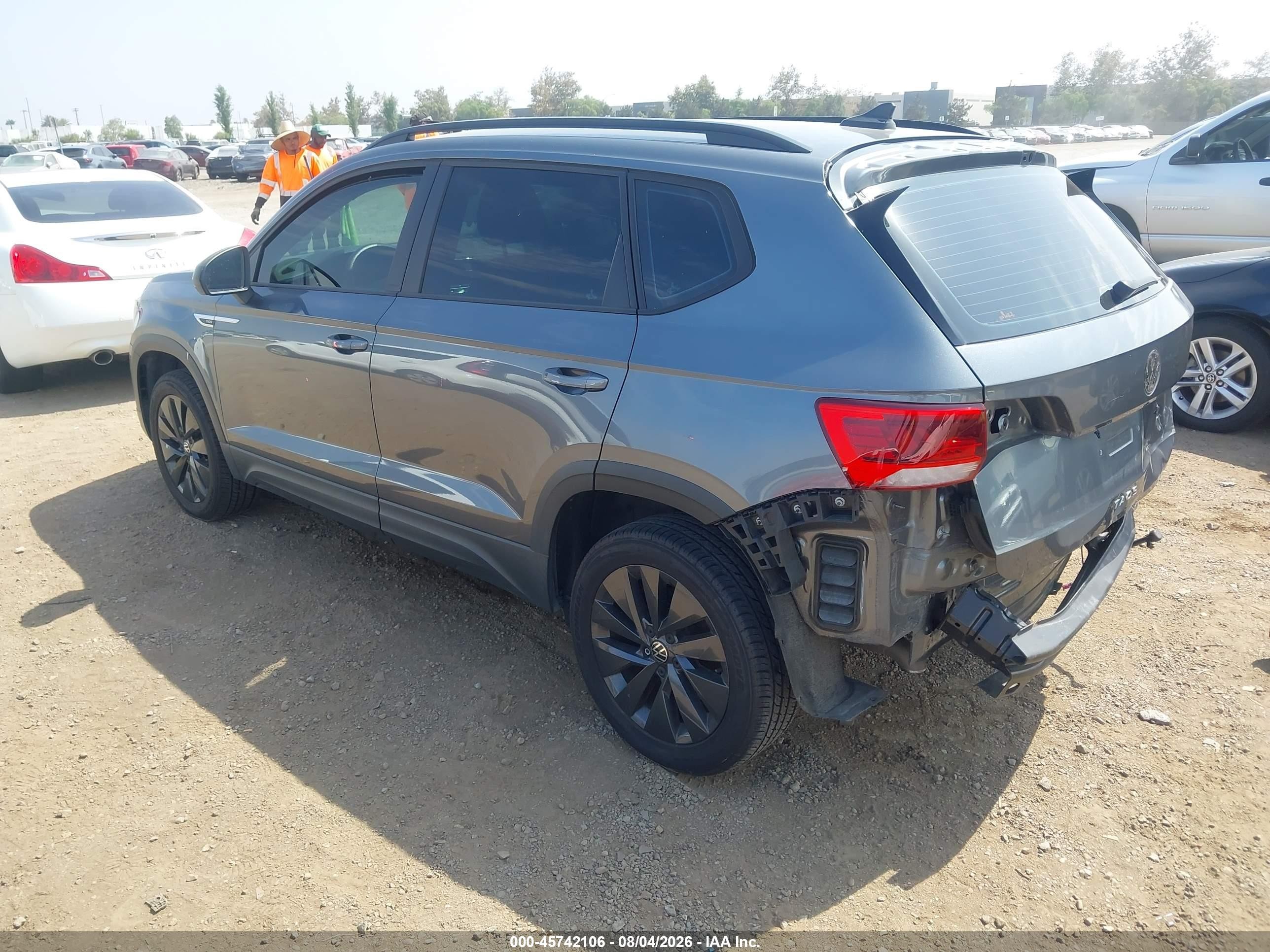 2022 Volkswagen Taos 1.5t S Gray vin: 3VVCX7B20NM032453