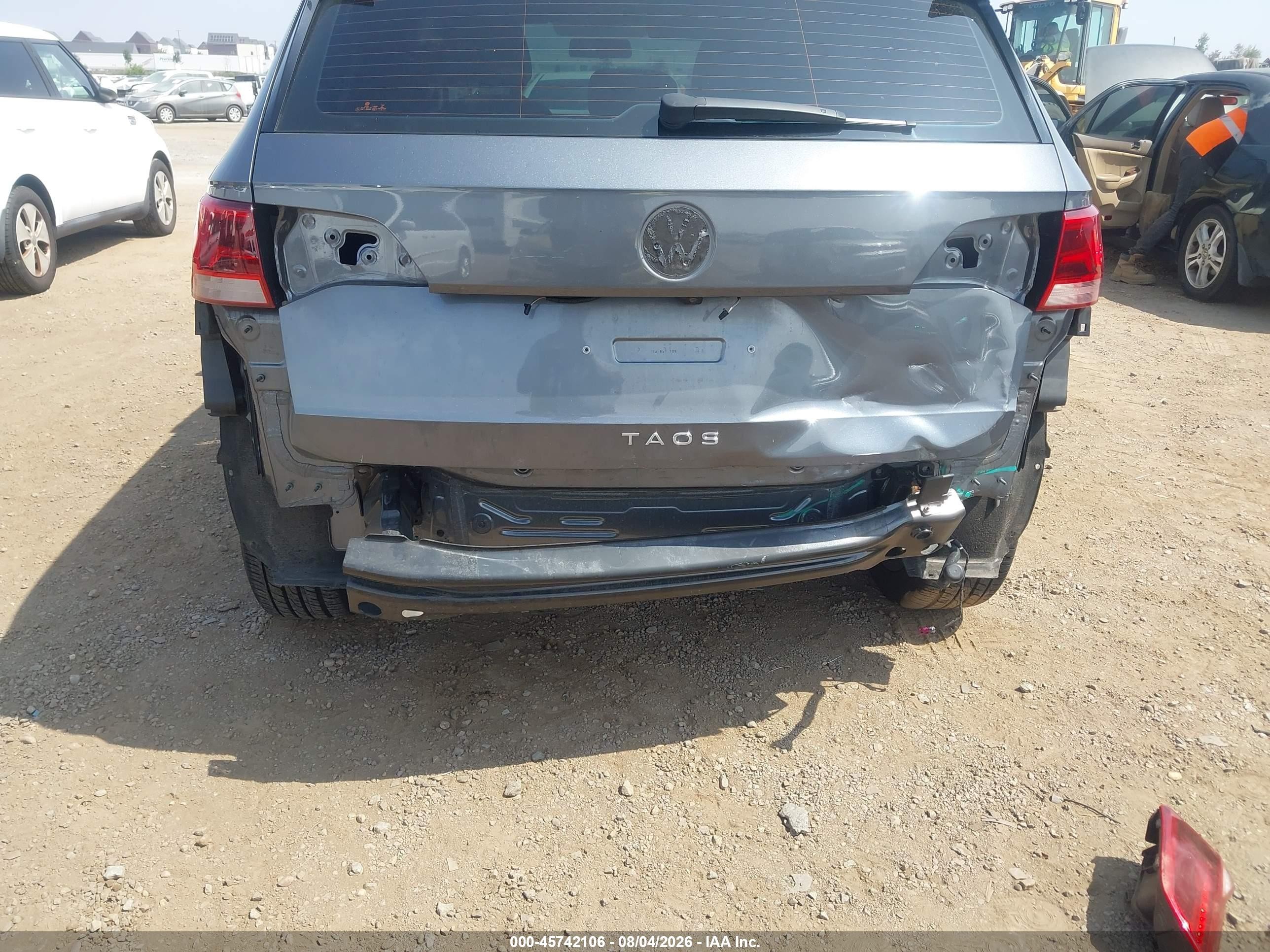 2022 Volkswagen Taos 1.5t S Gray vin: 3VVCX7B20NM032453