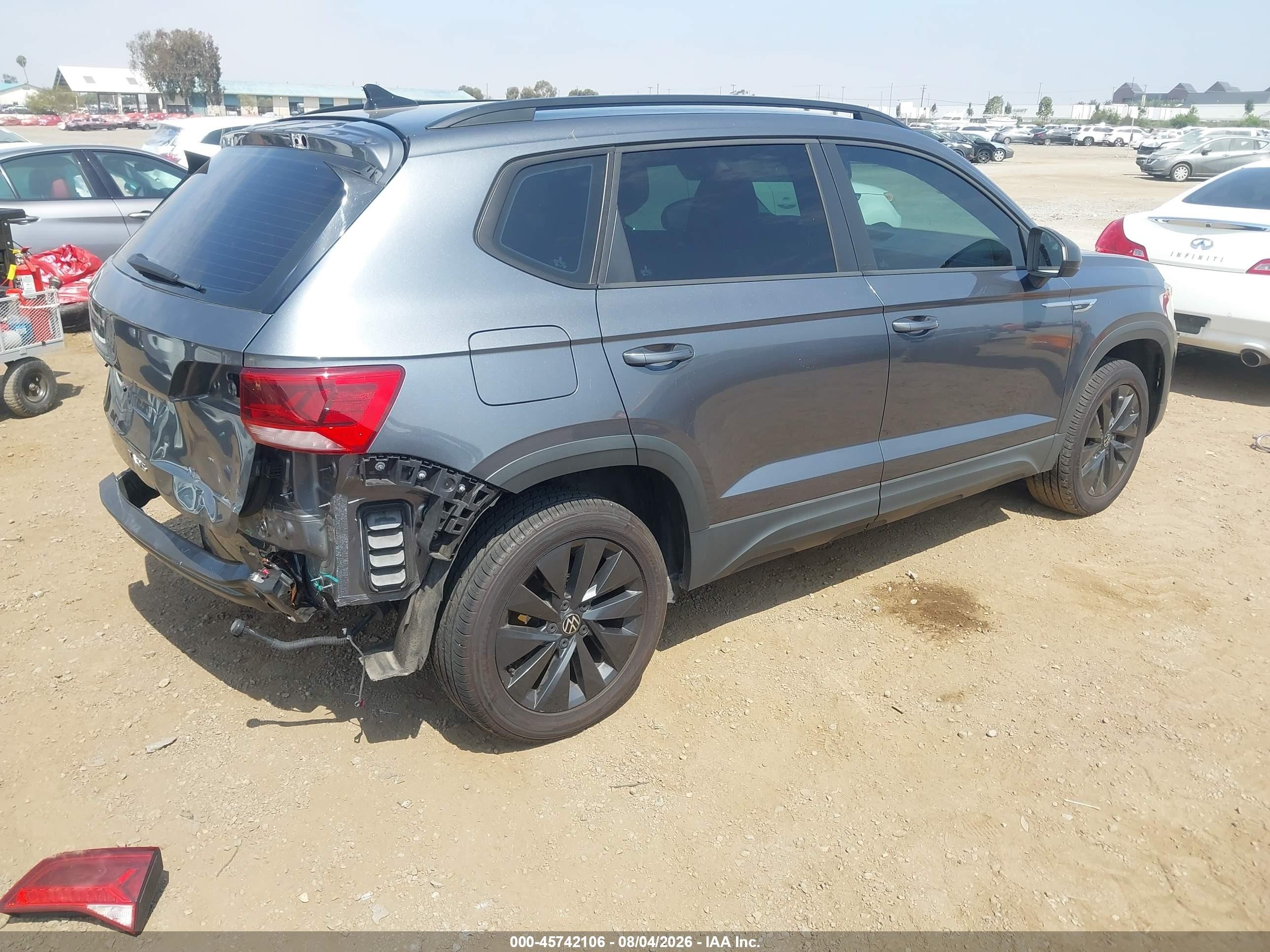 2022 Volkswagen Taos 1.5t S Gray vin: 3VVCX7B20NM032453